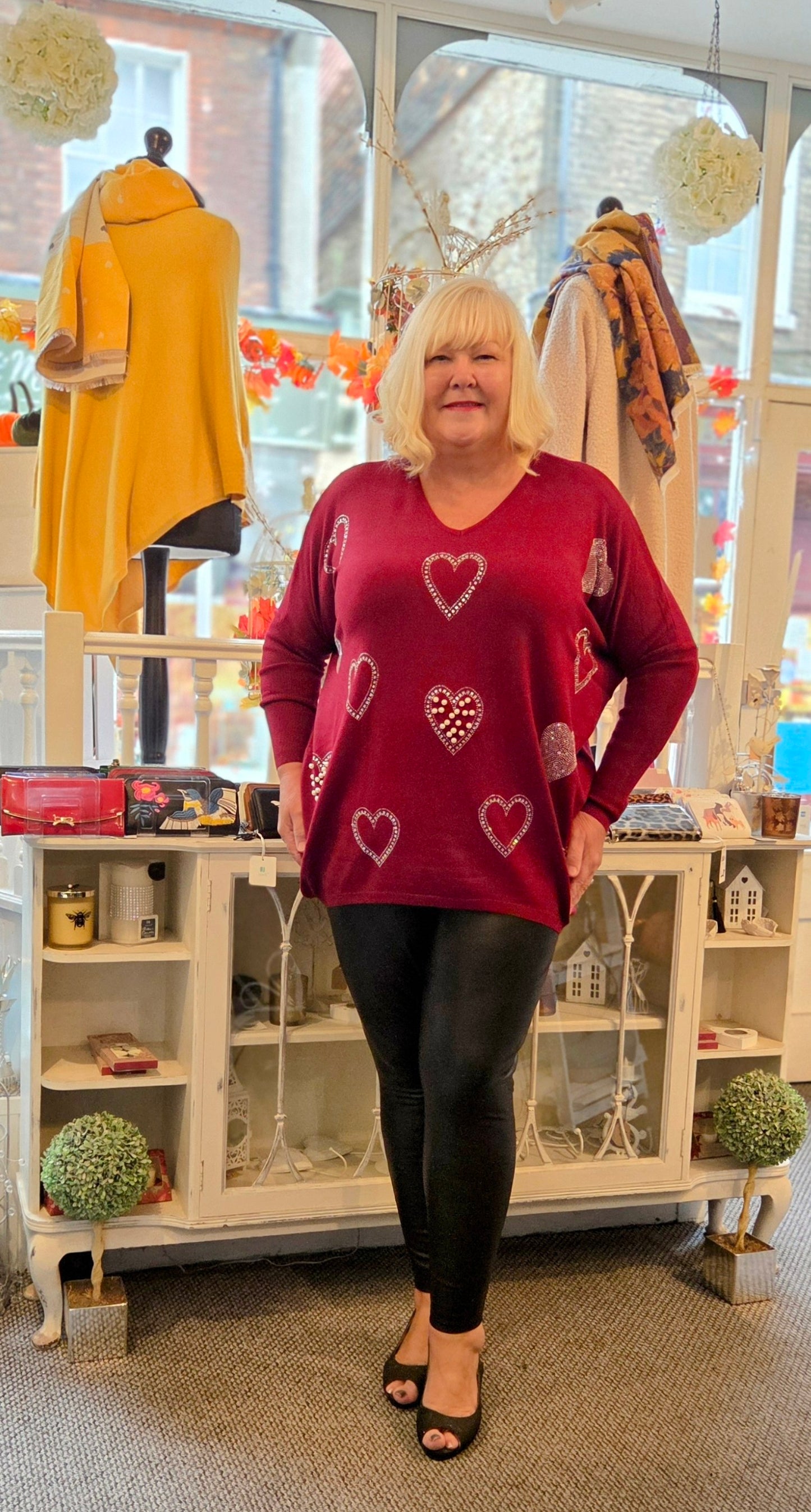 Pearl & Diamante Jumper