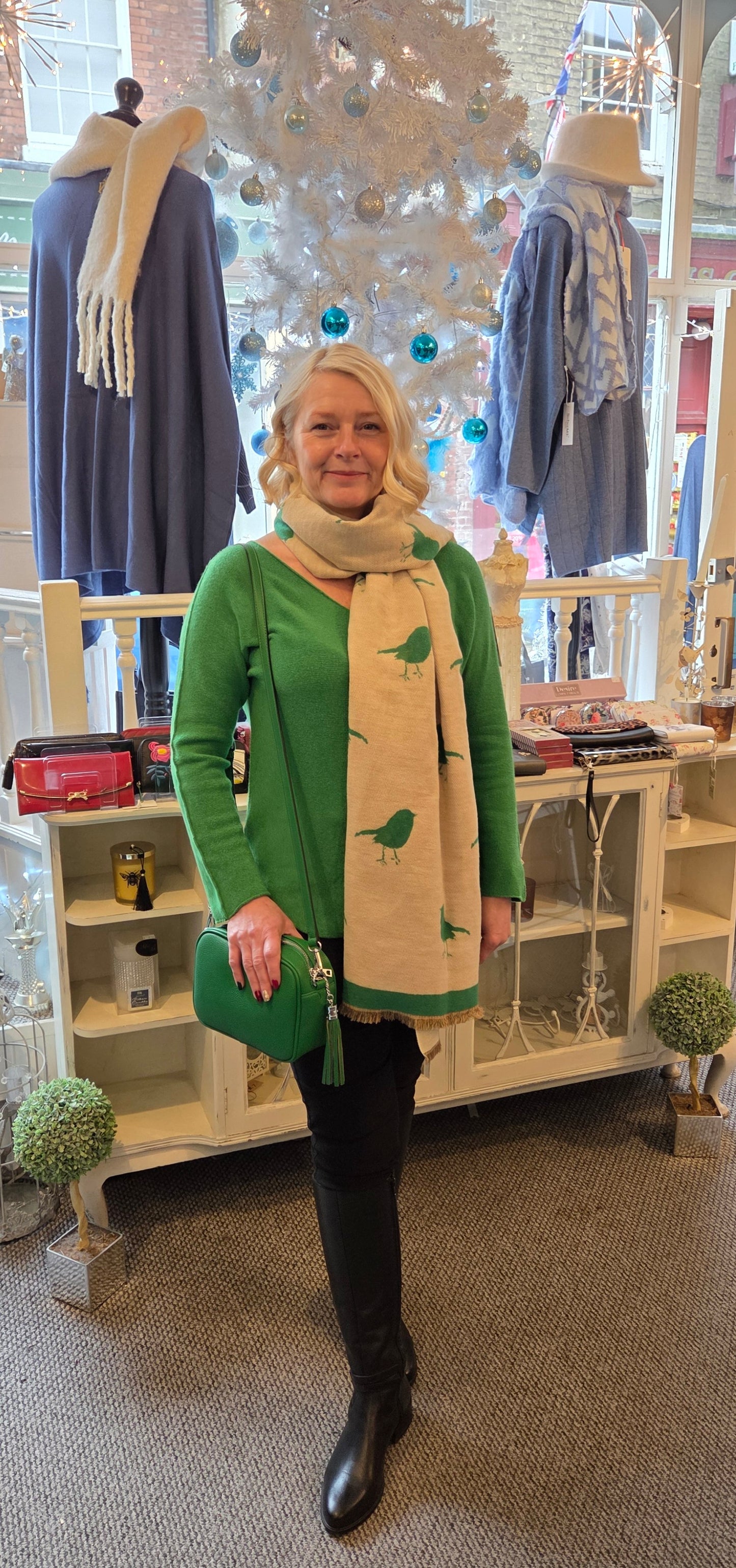 Soft Knit V Neck Jumper