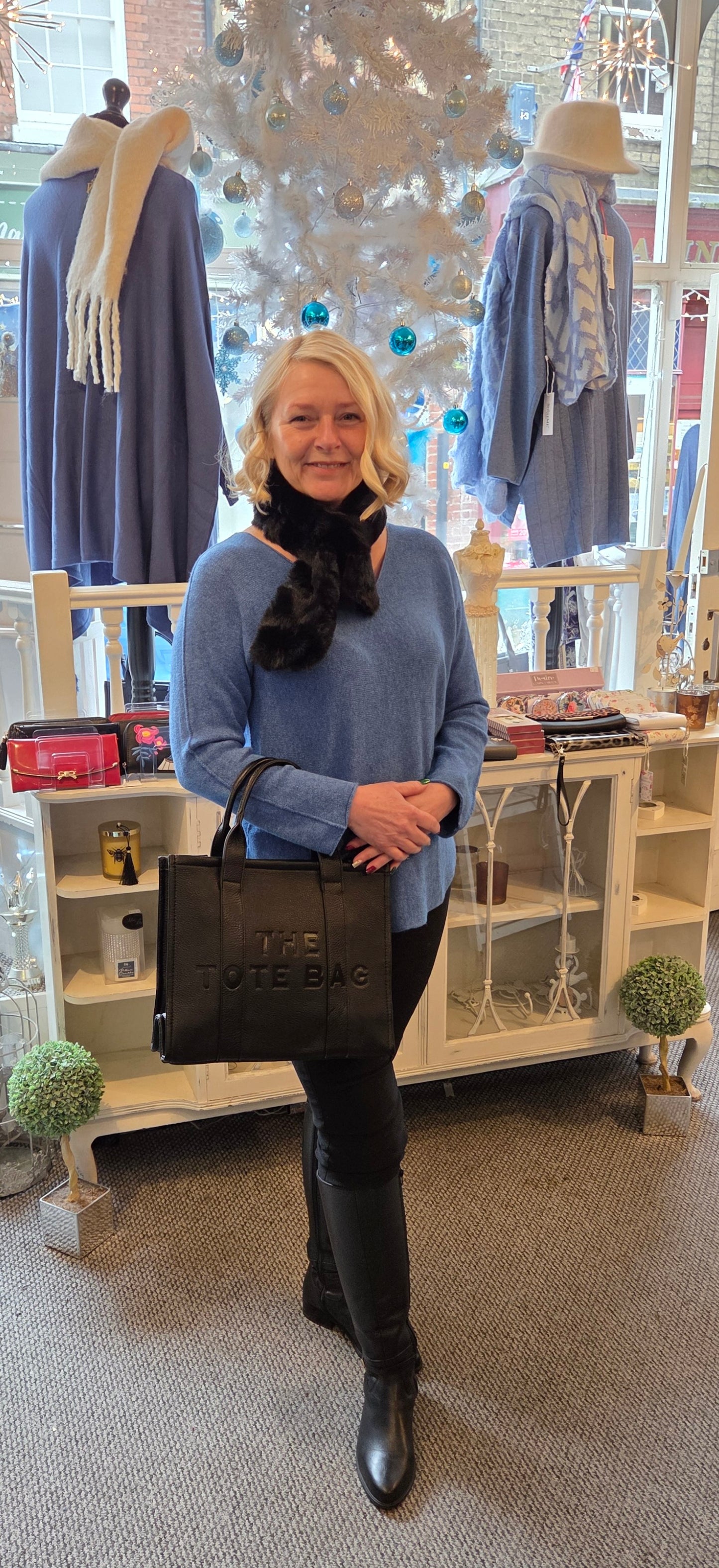 Soft Knit V Neck Jumper