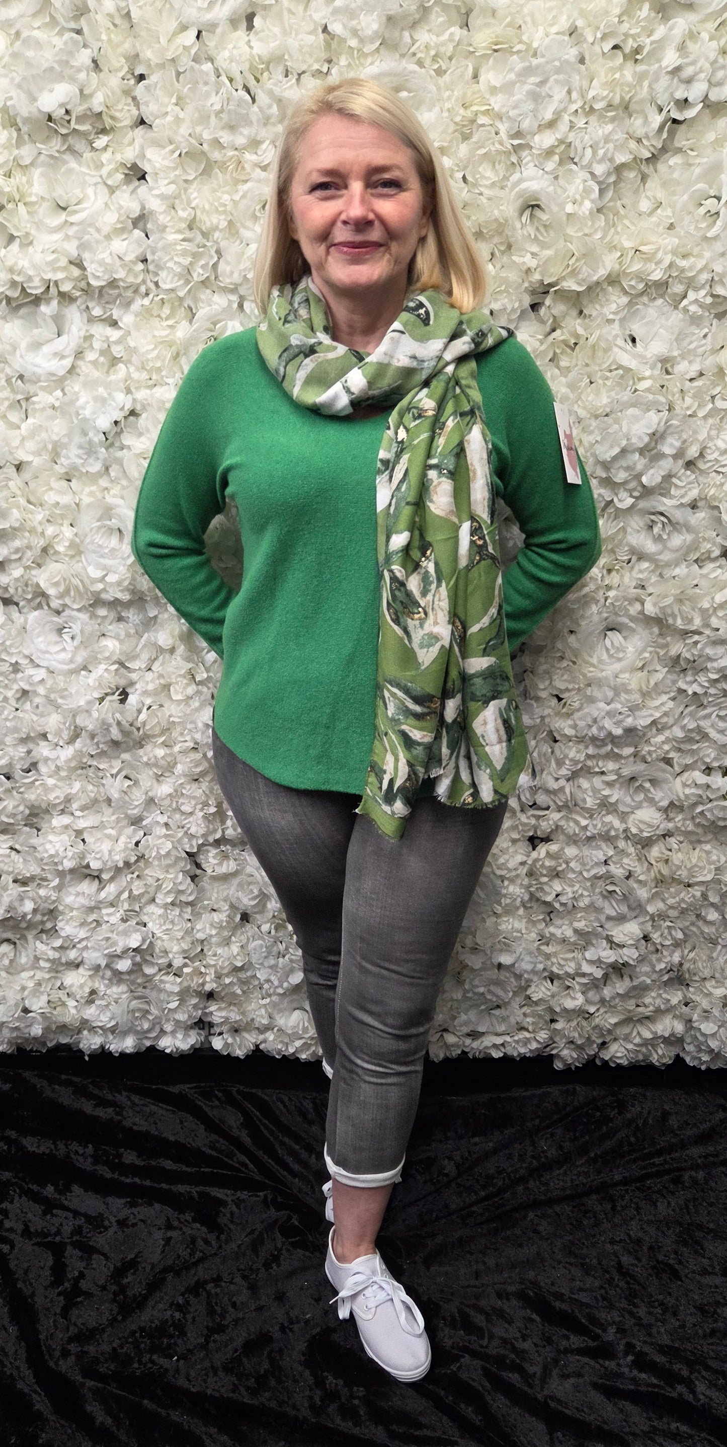 Soft Knit V Neck Jumper