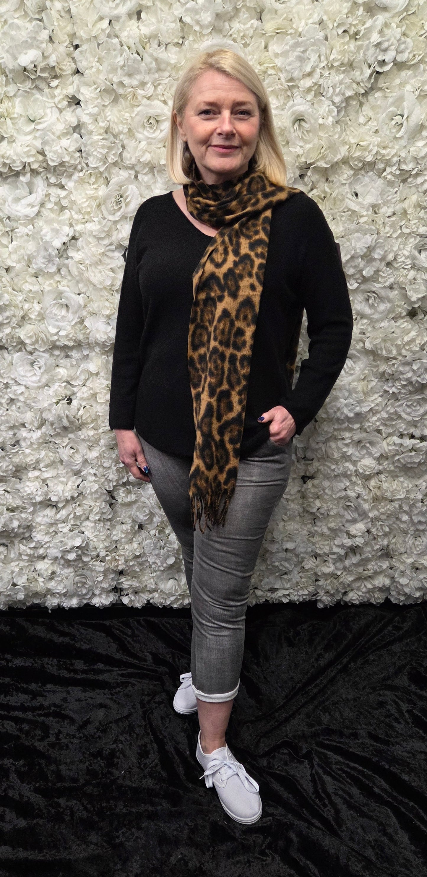 Soft Knit V Neck Jumper