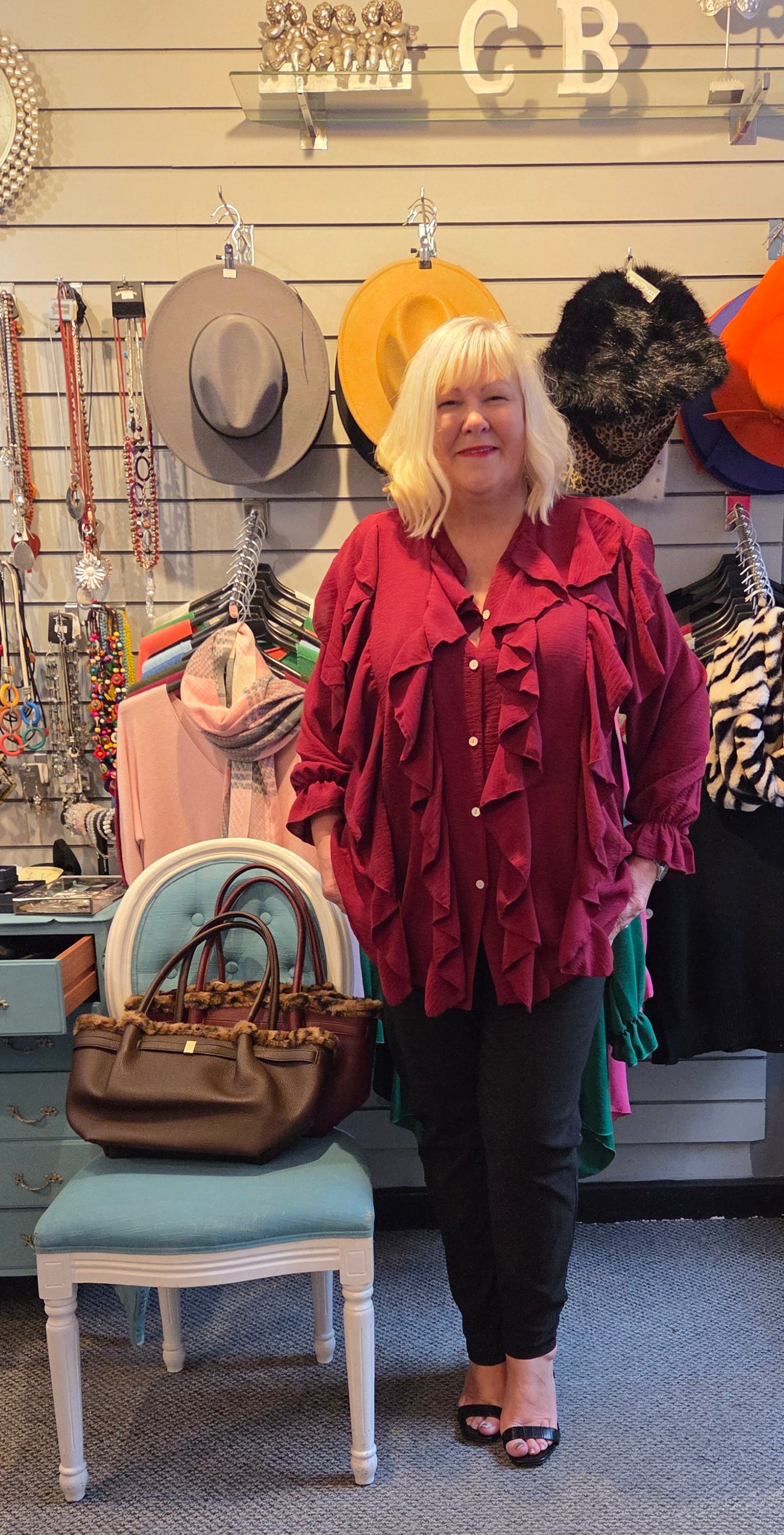 SALE - Double Ruffle Blouse