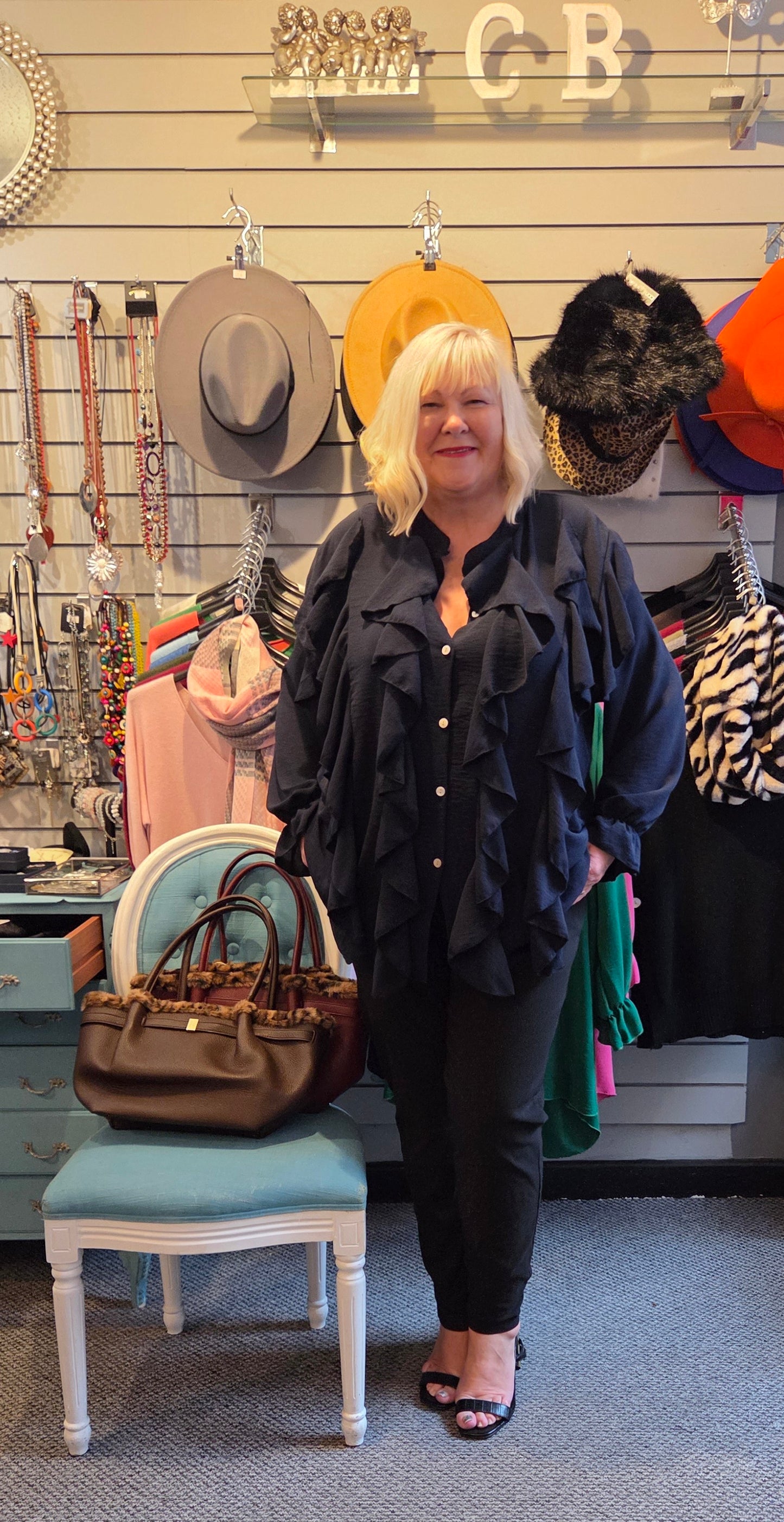 SALE - Double Ruffle Blouse