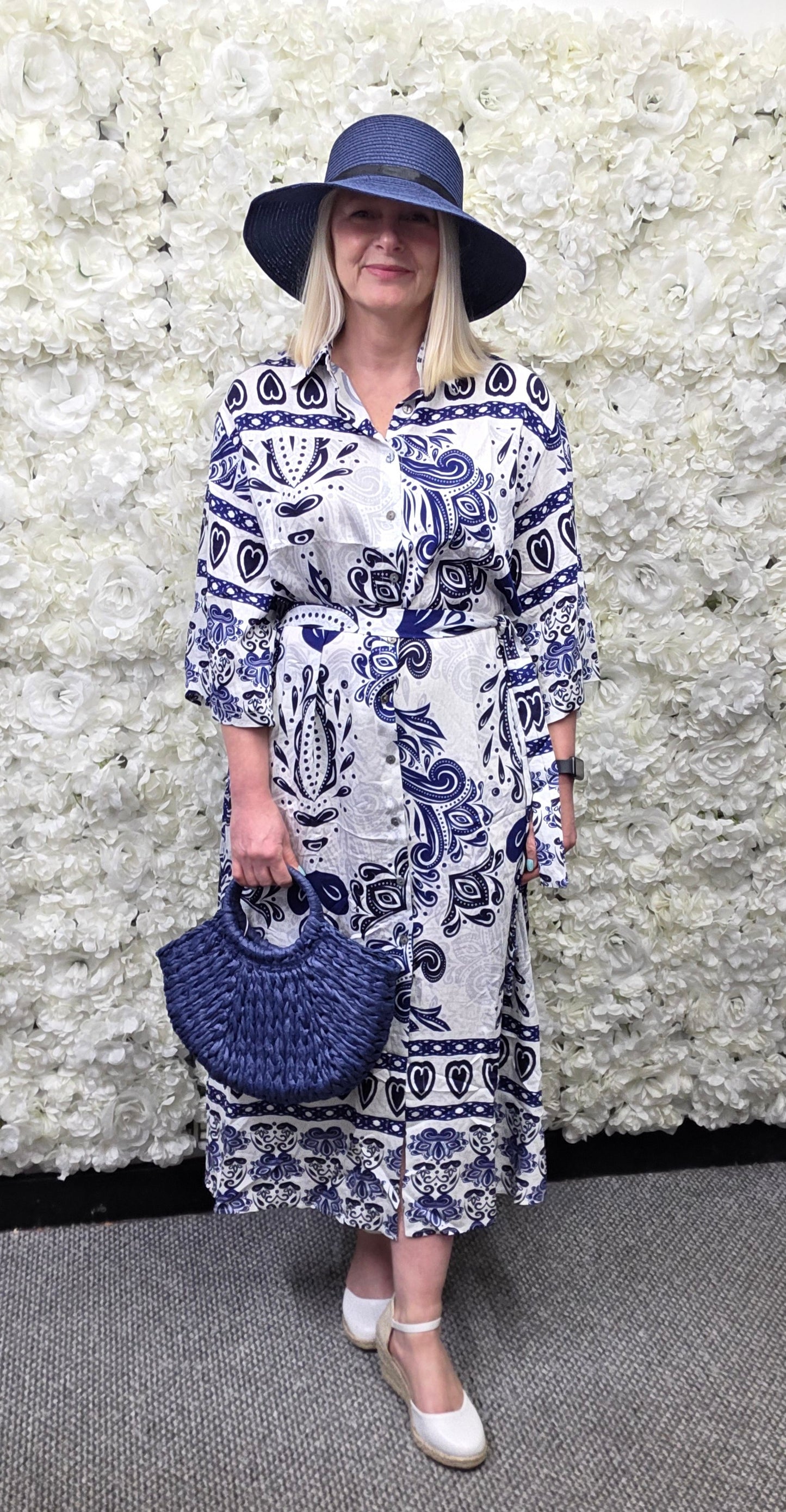 Paisley Shirt Dress