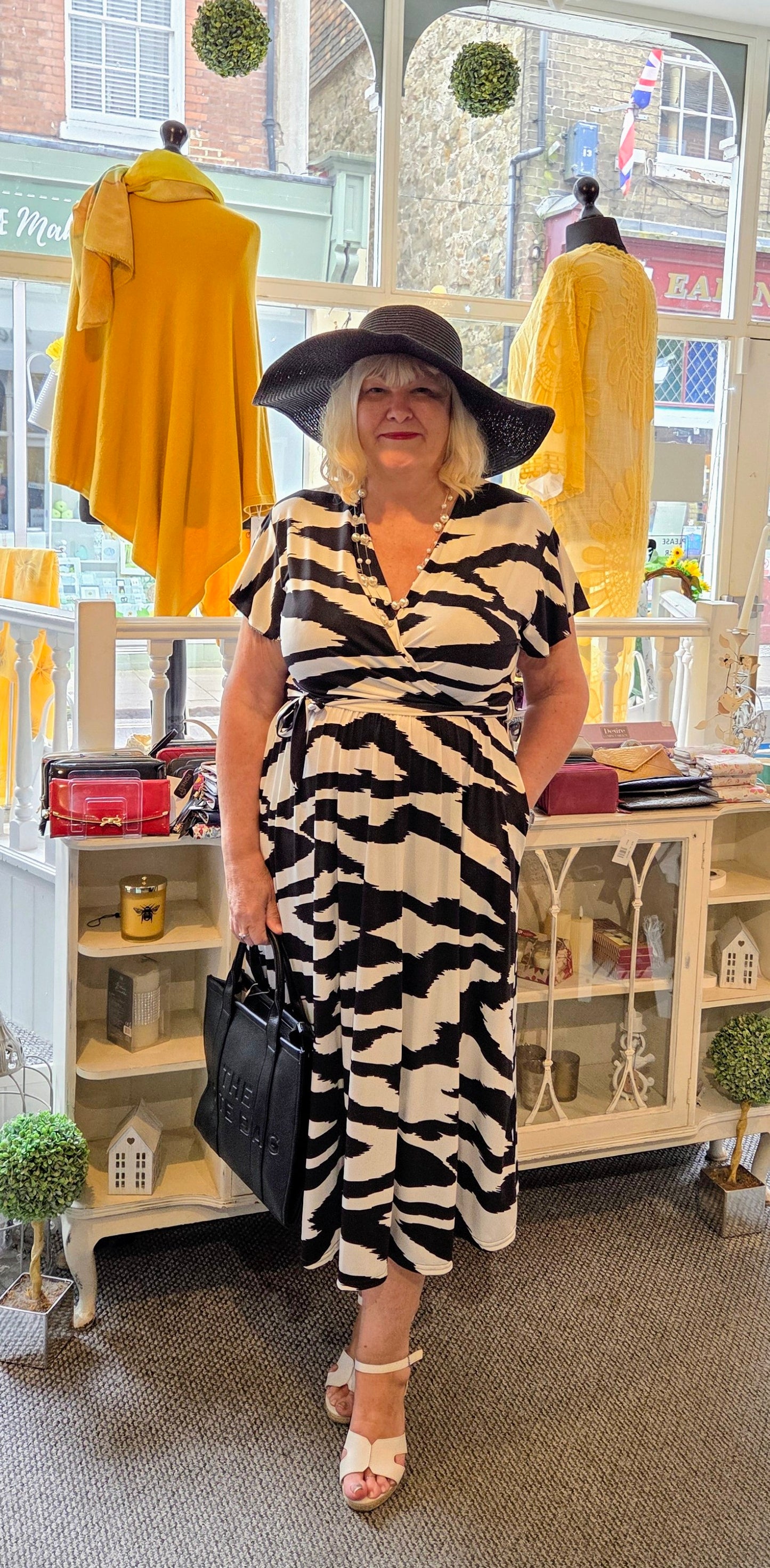 Wrap Midi Dress
