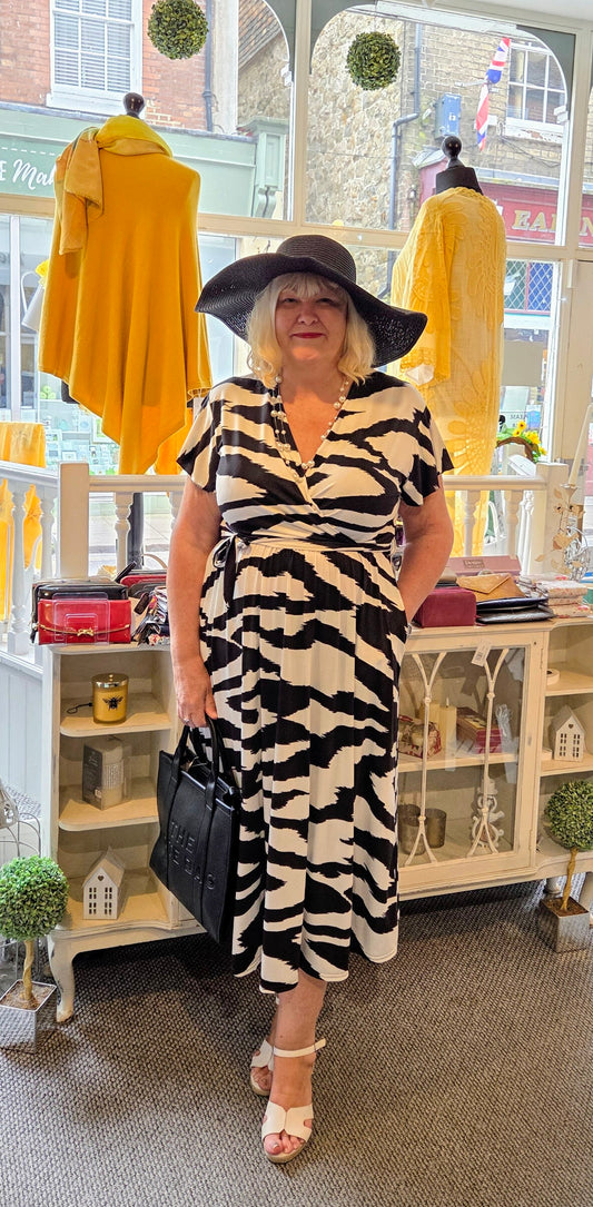 Wrap Midi Dress