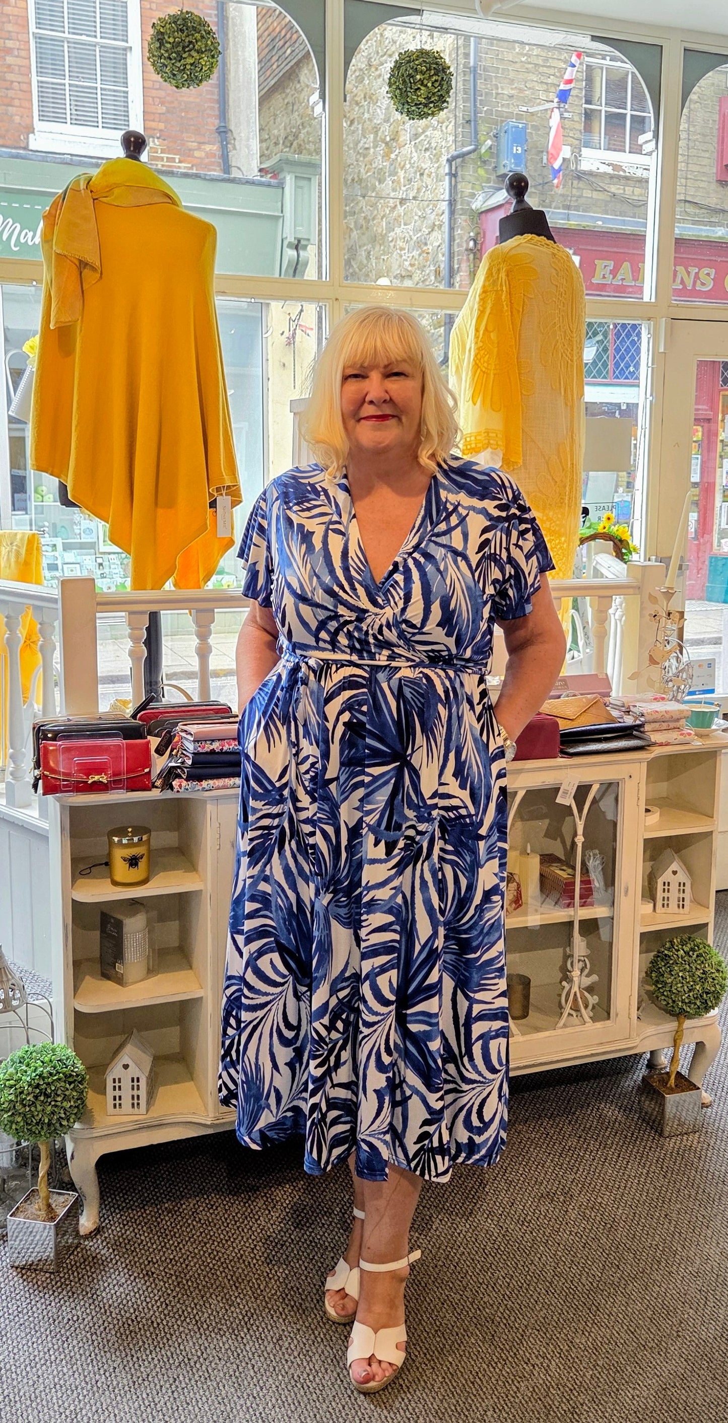 Wrap Midi Dress