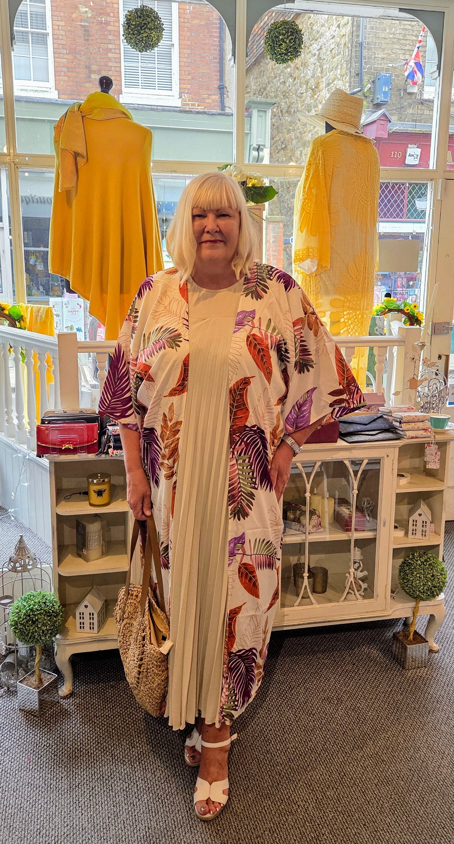 Printed Kimono Jacket