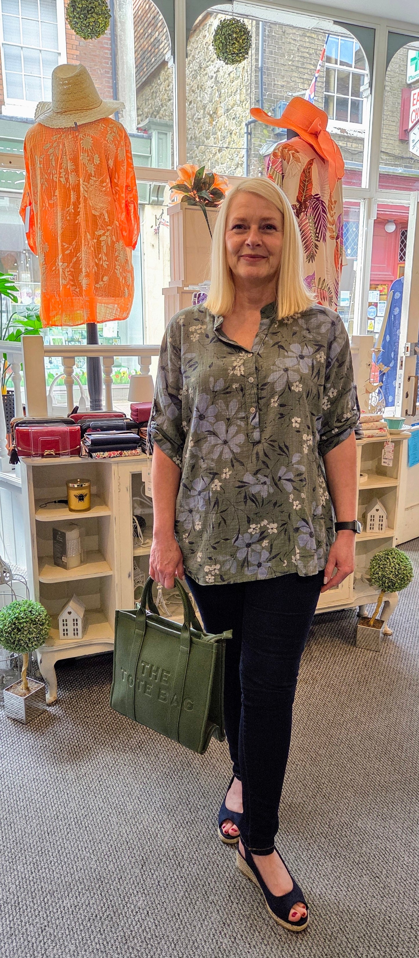 Leaf Print Tunic