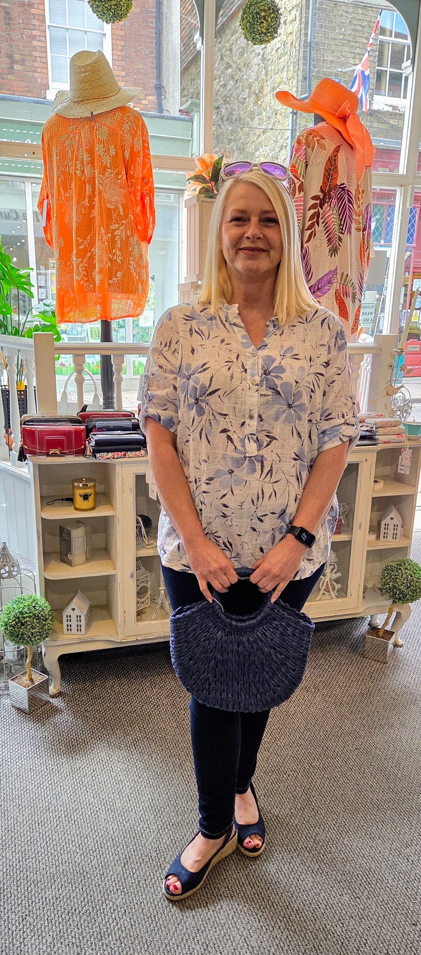 Leaf Print Tunic