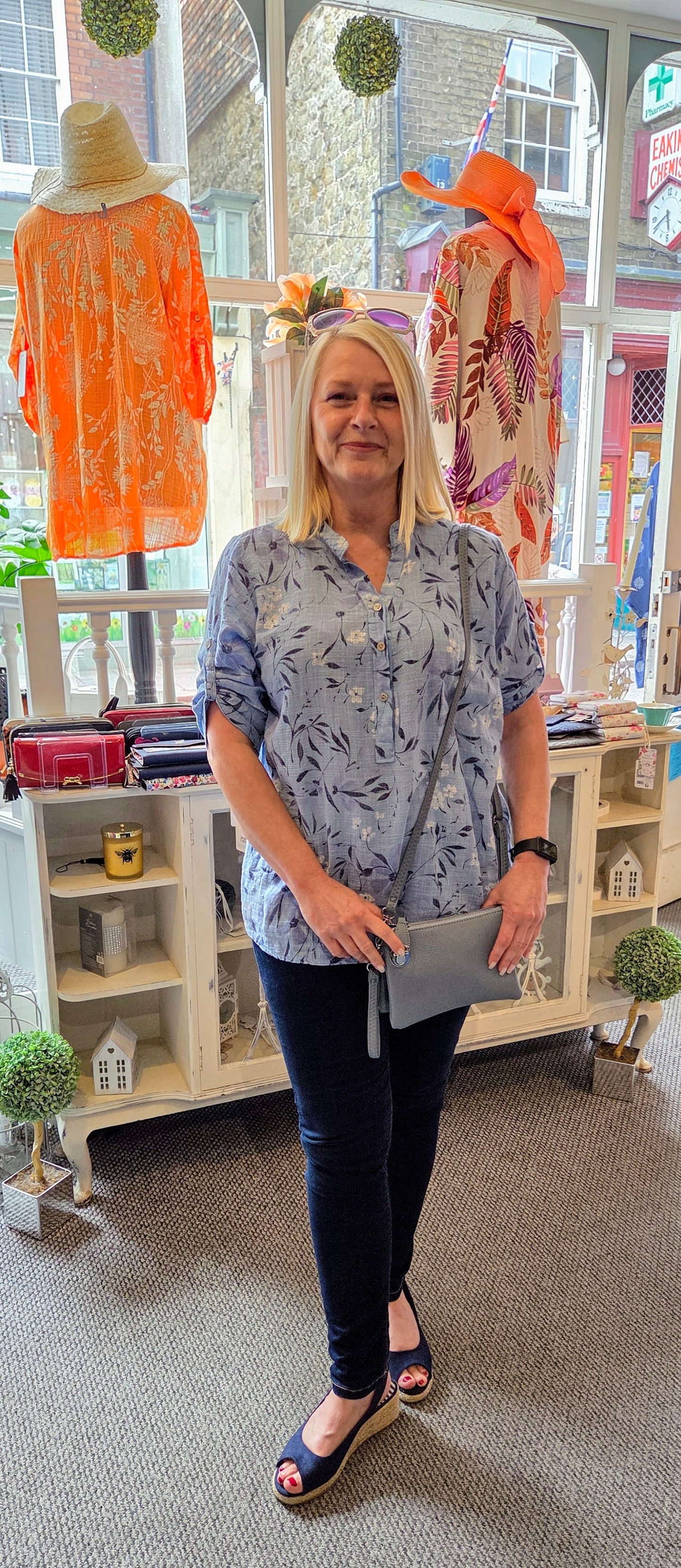 Leaf Print Tunic