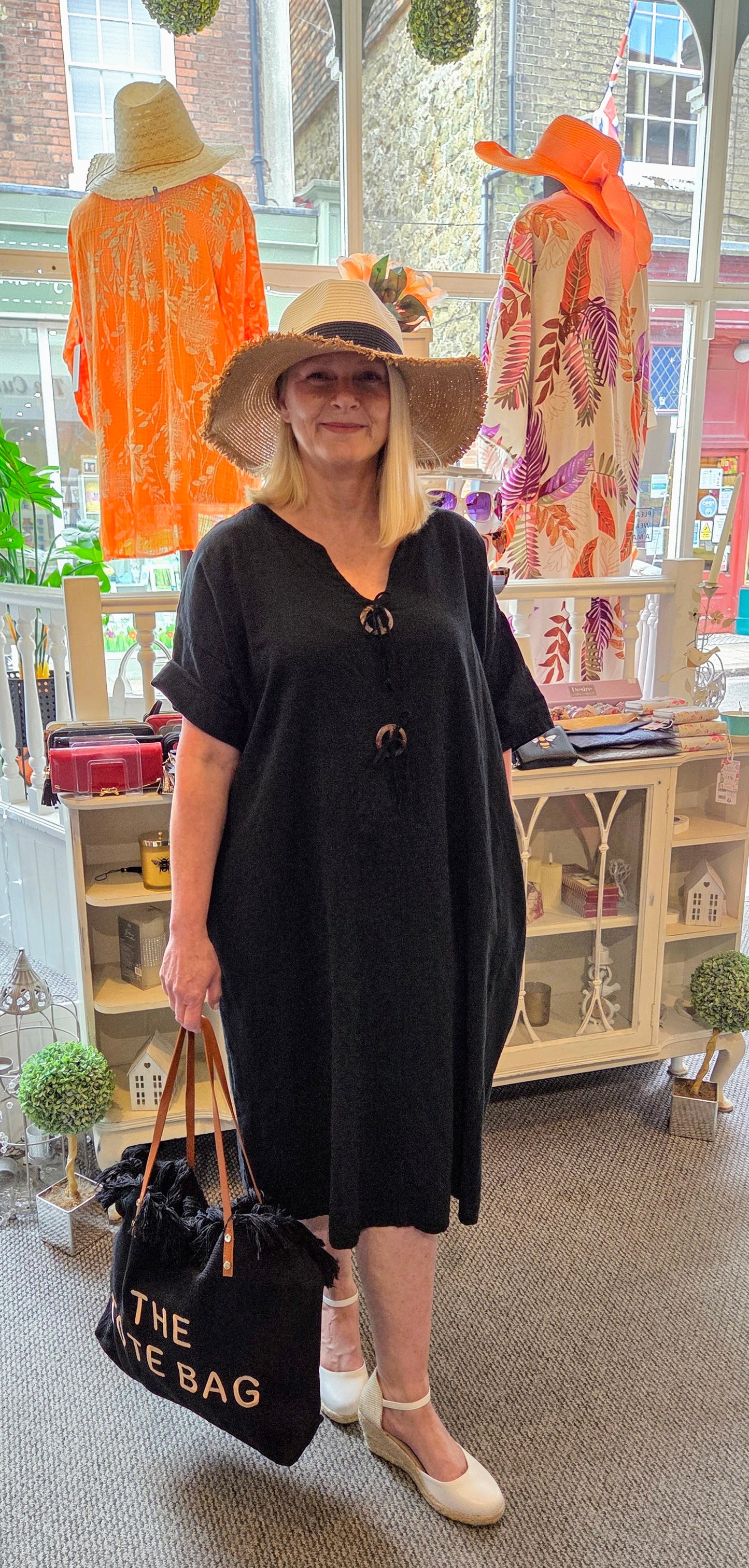Cotton Midi Dress