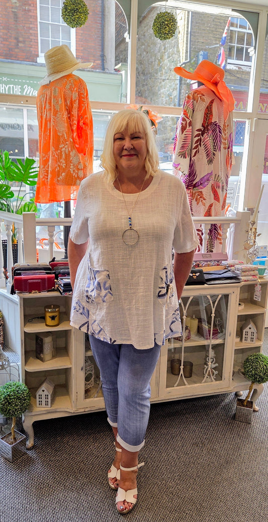 Flower Pocket Tunic