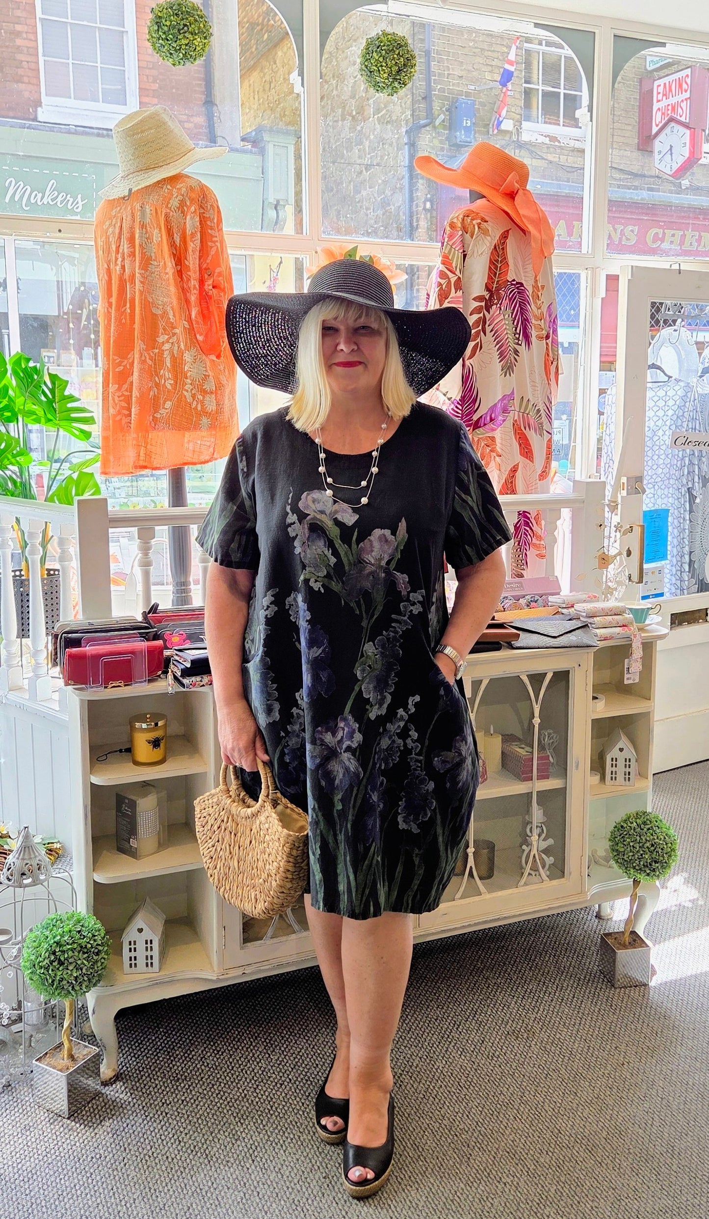 Floral Dress with Pockets