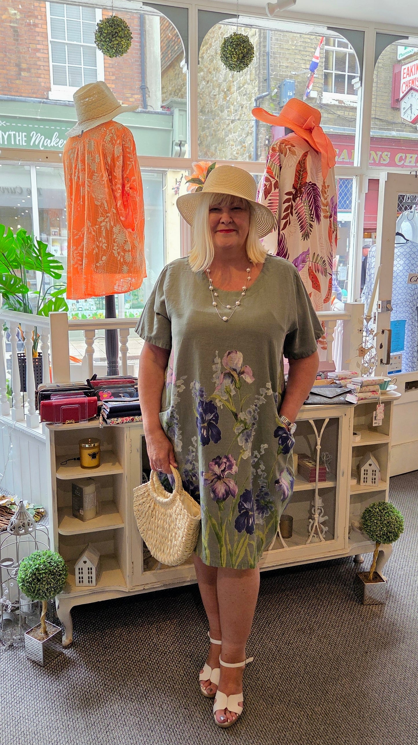Floral Dress with Pockets