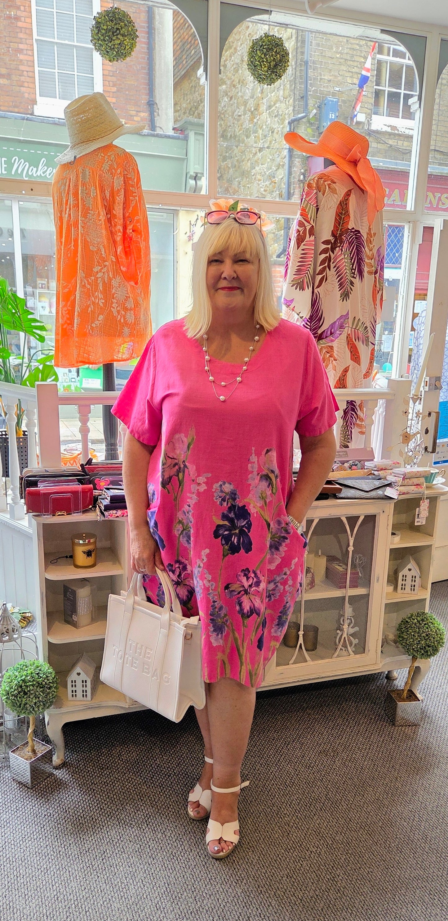 Floral Dress with Pockets
