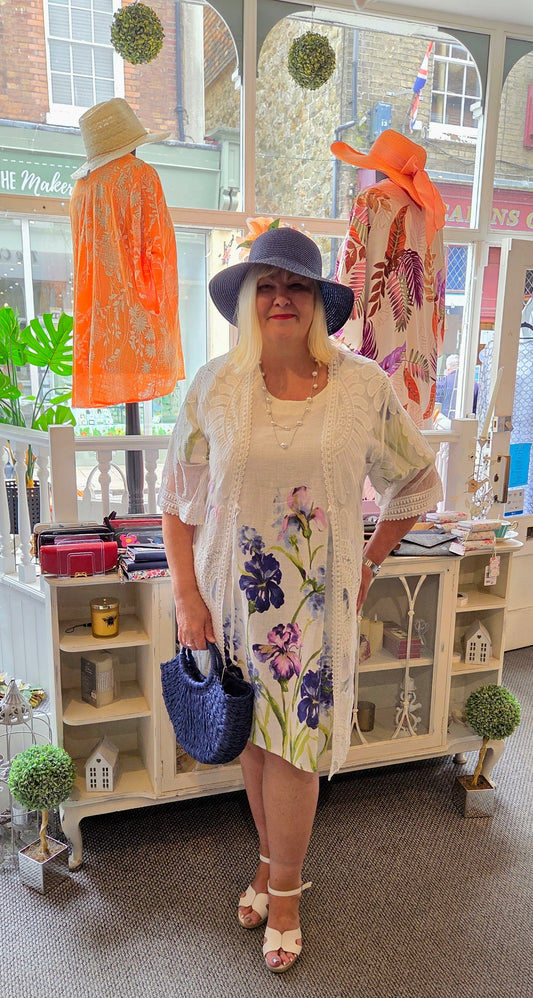 Floral Dress with Pockets