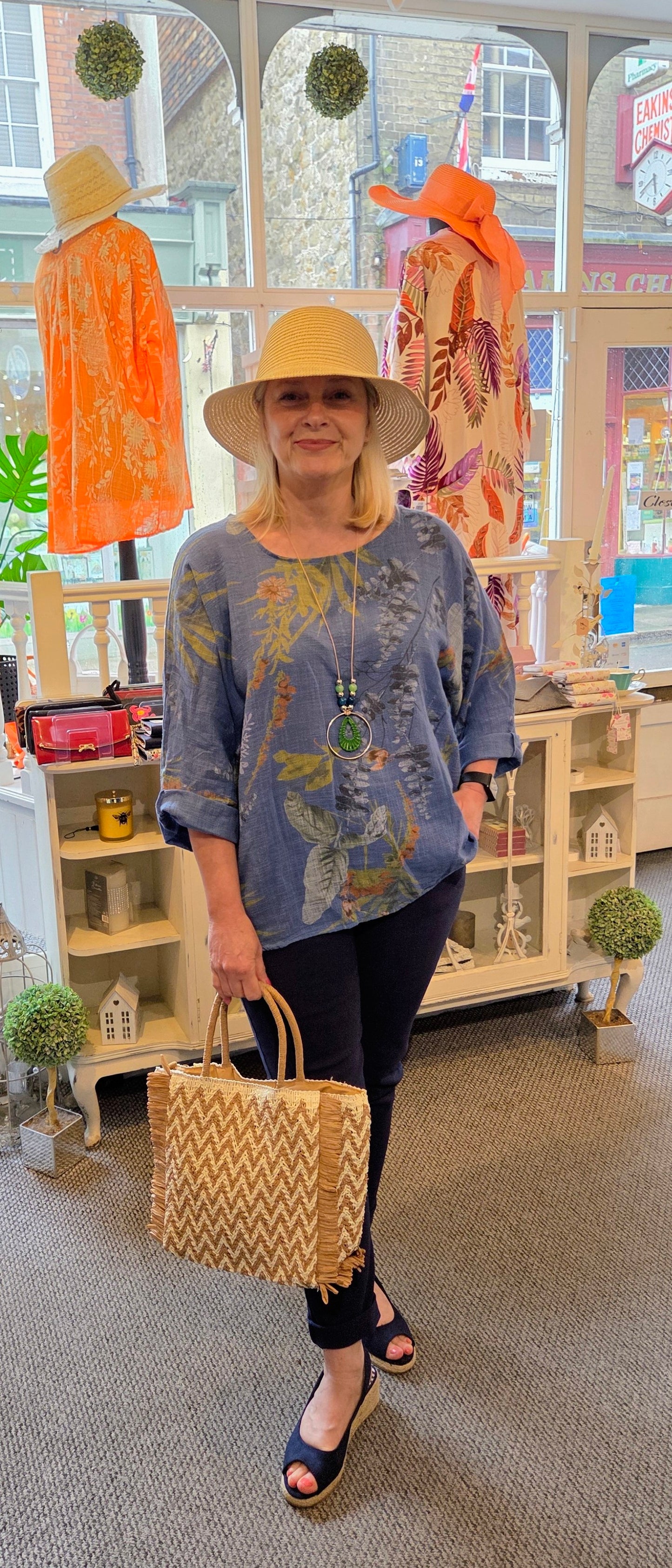 Cotton Floral Tunic