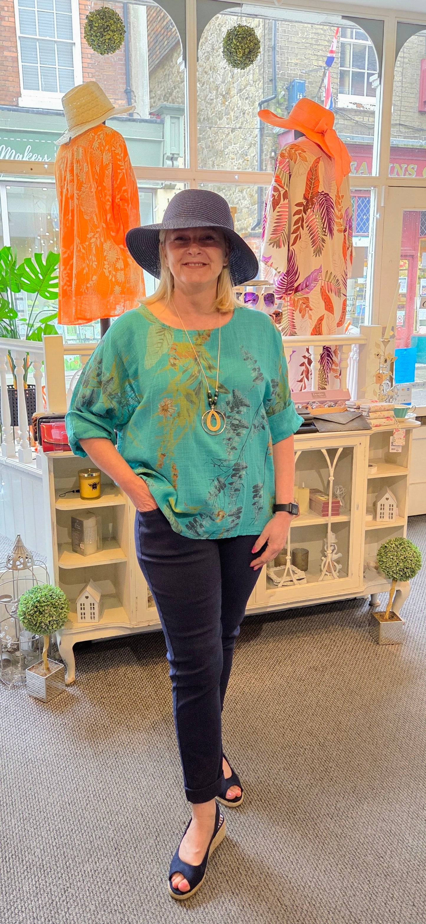 Cotton Floral Tunic