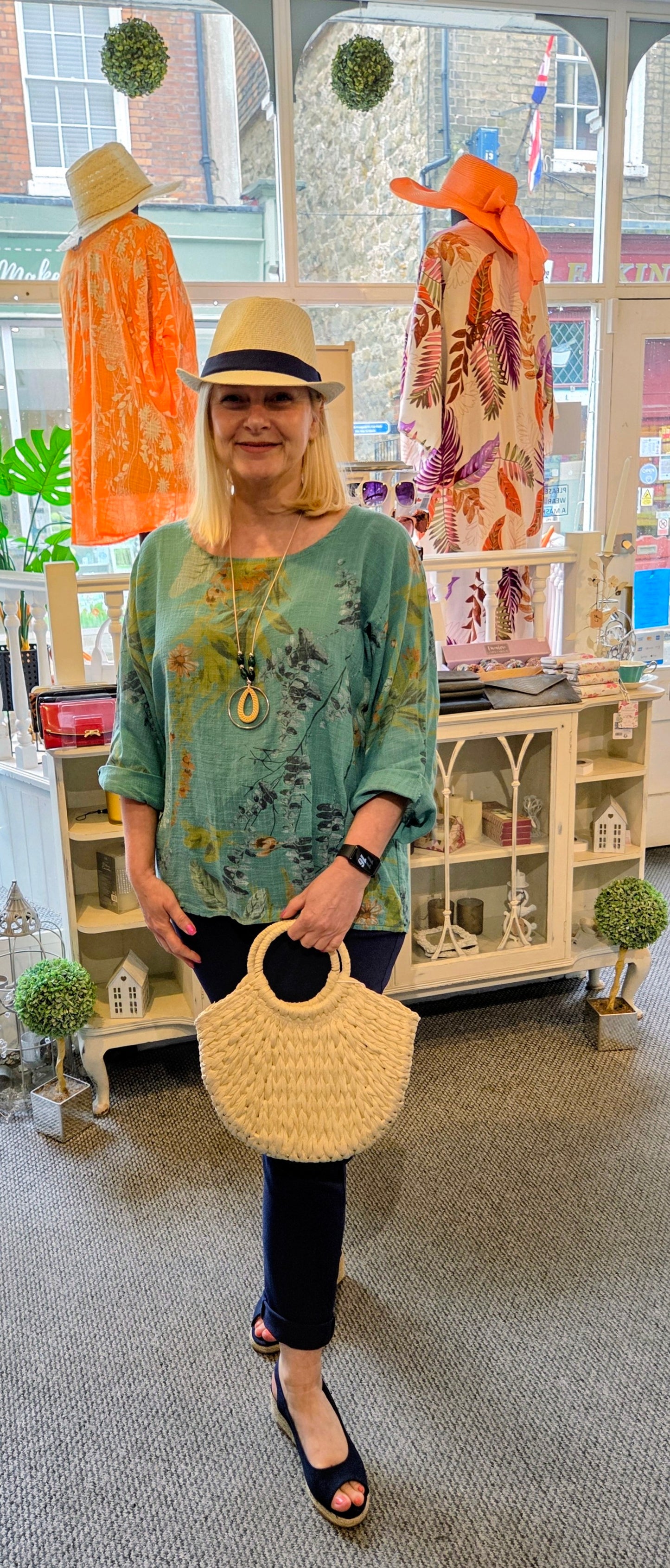 Cotton Floral Tunic