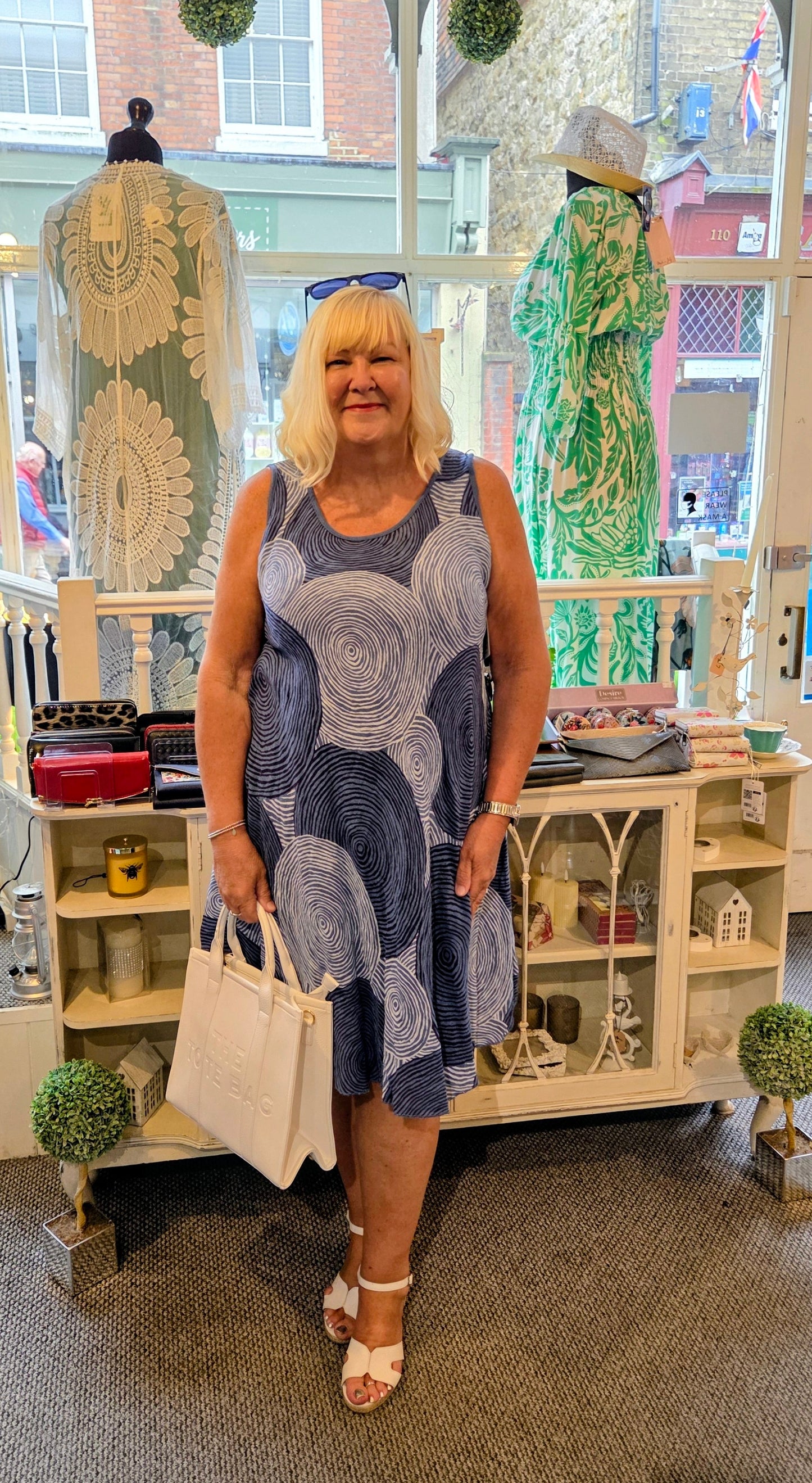 Circle Print Dress