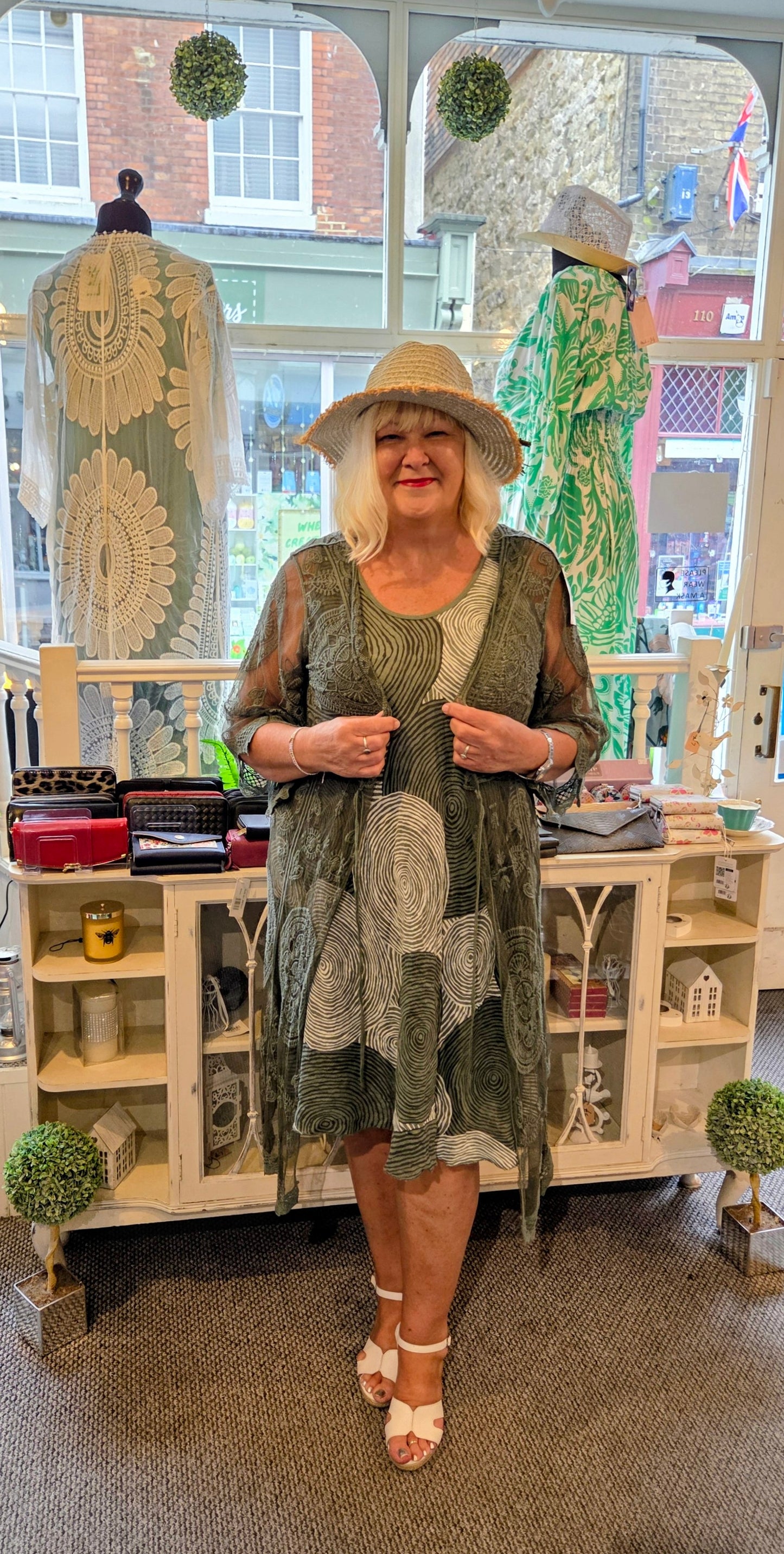 Circle Print Dress