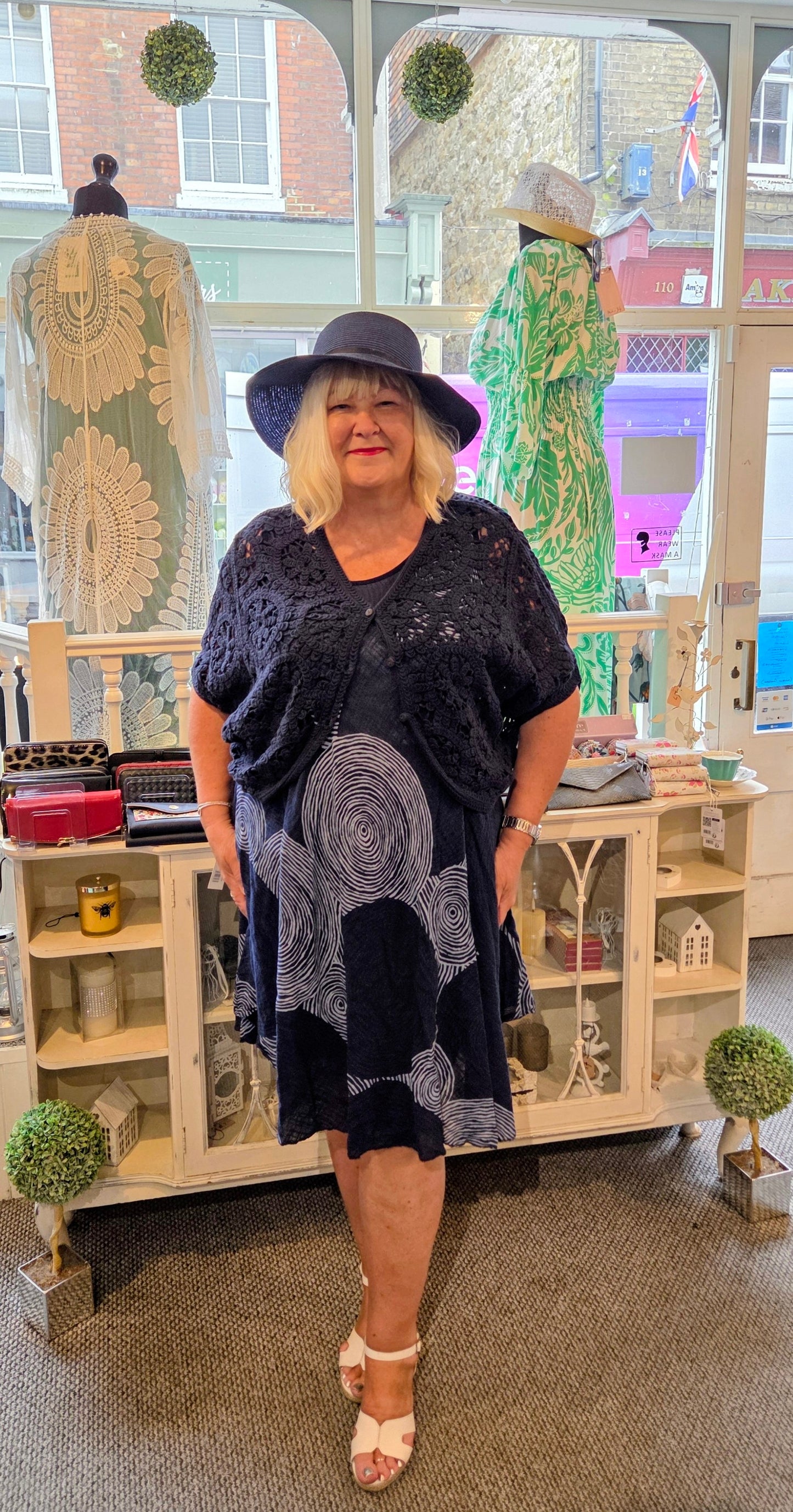 Circle Print Dress