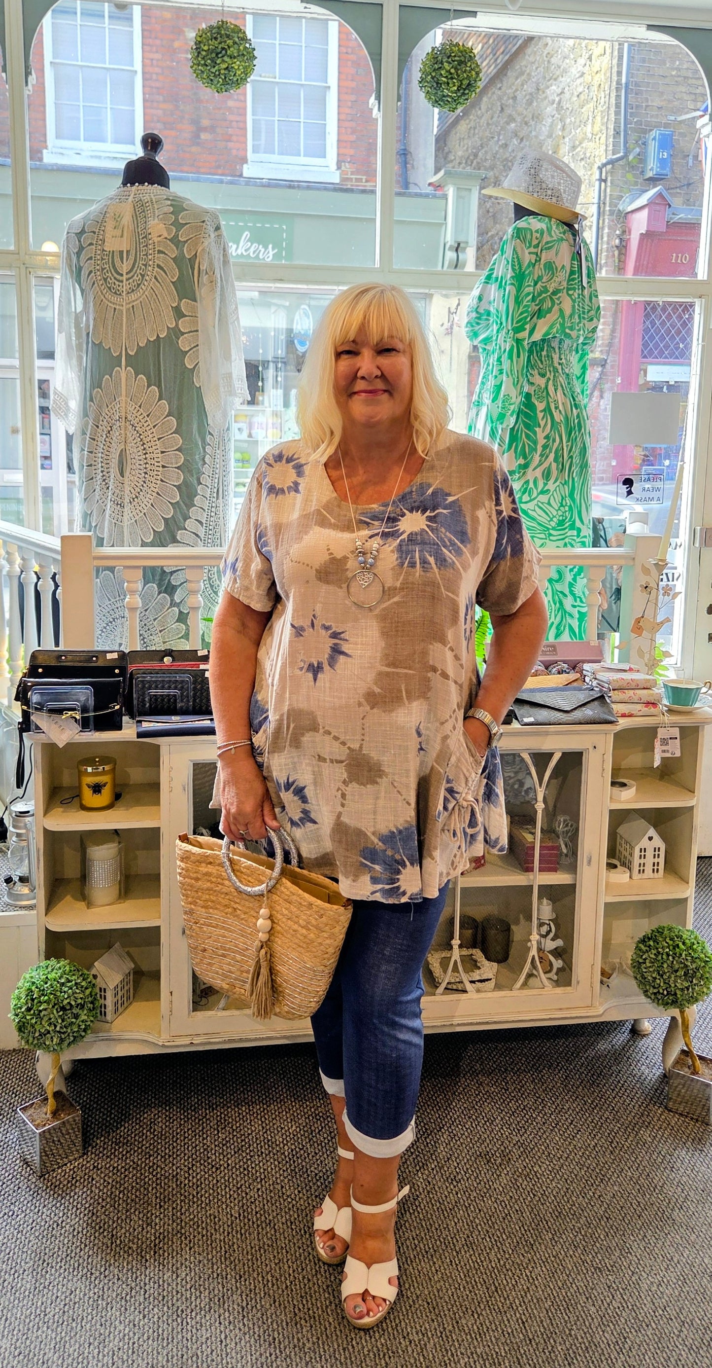 Abstract Print Tunic
