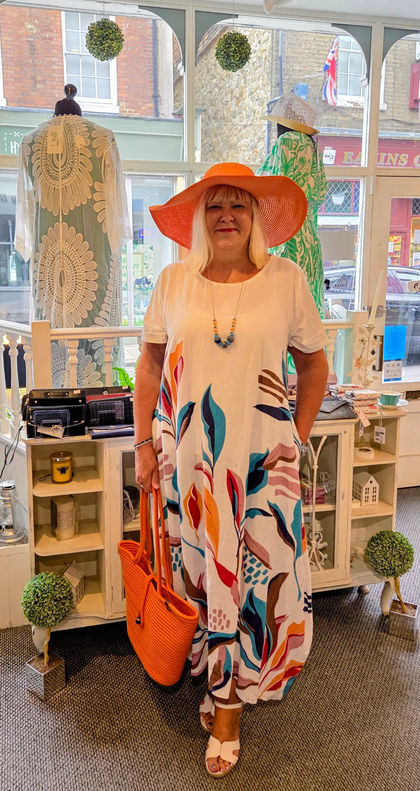 Linen Maxi Dress