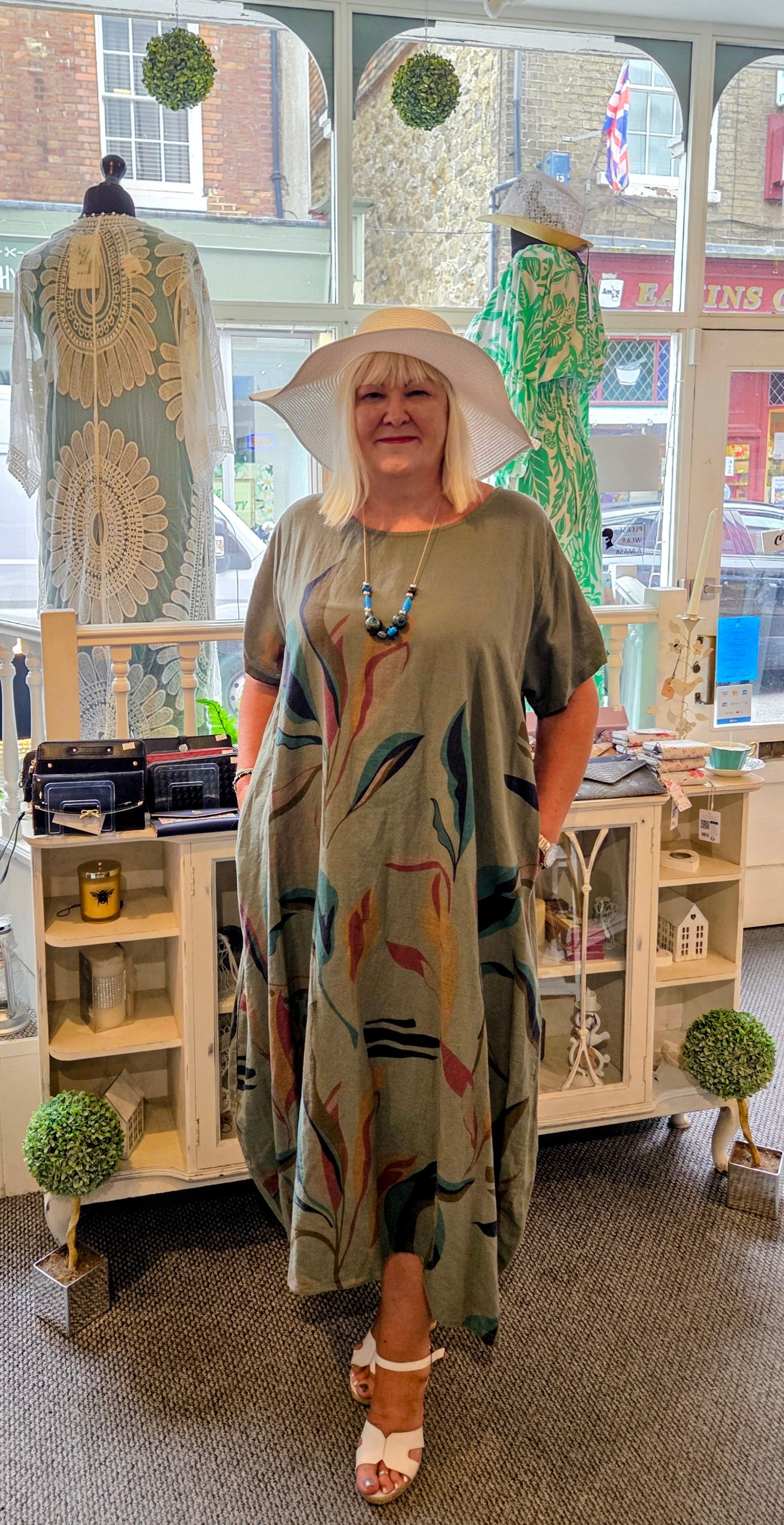 Linen Maxi Dress