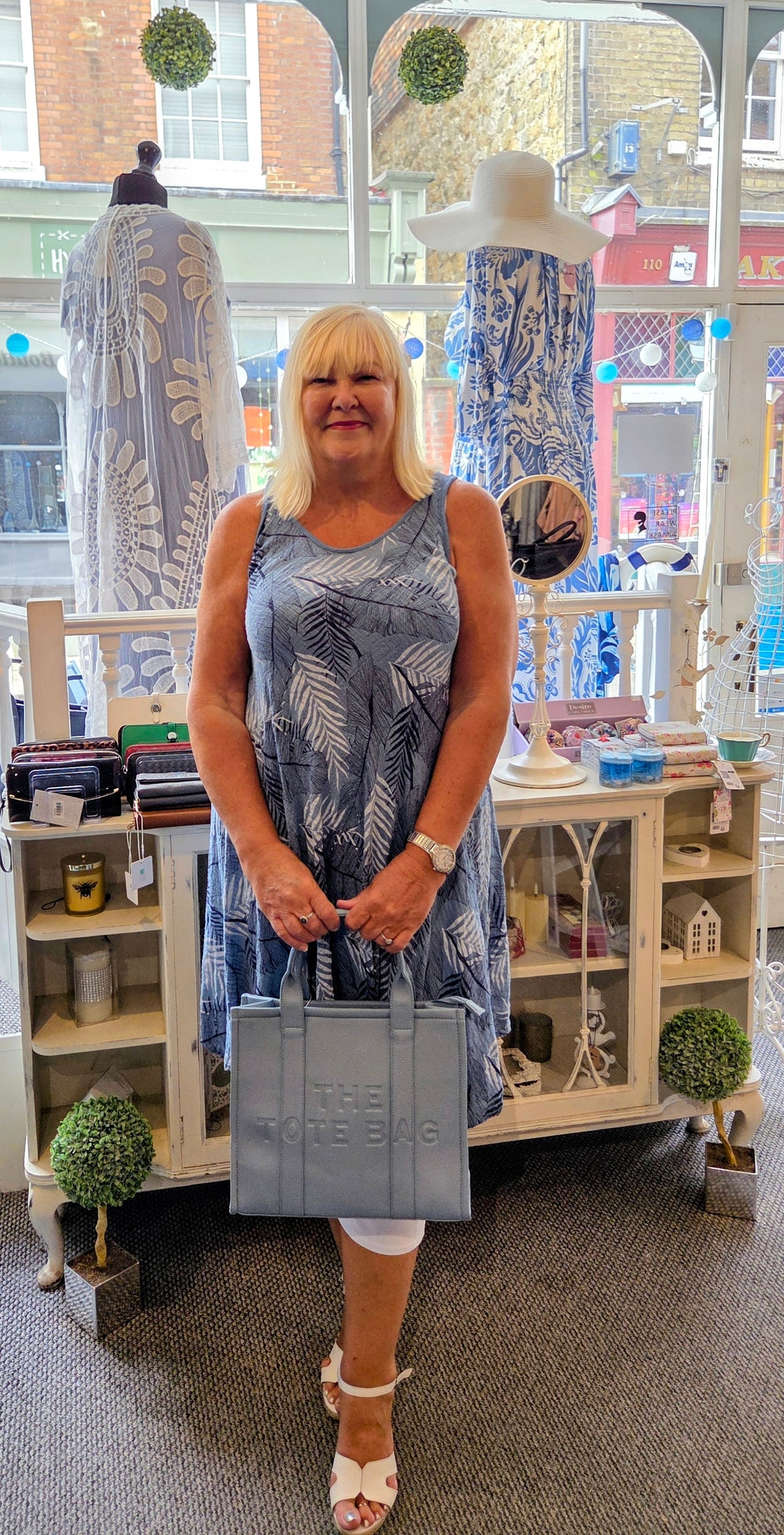 SALE - Tropical Leaf Print Dress Tunic