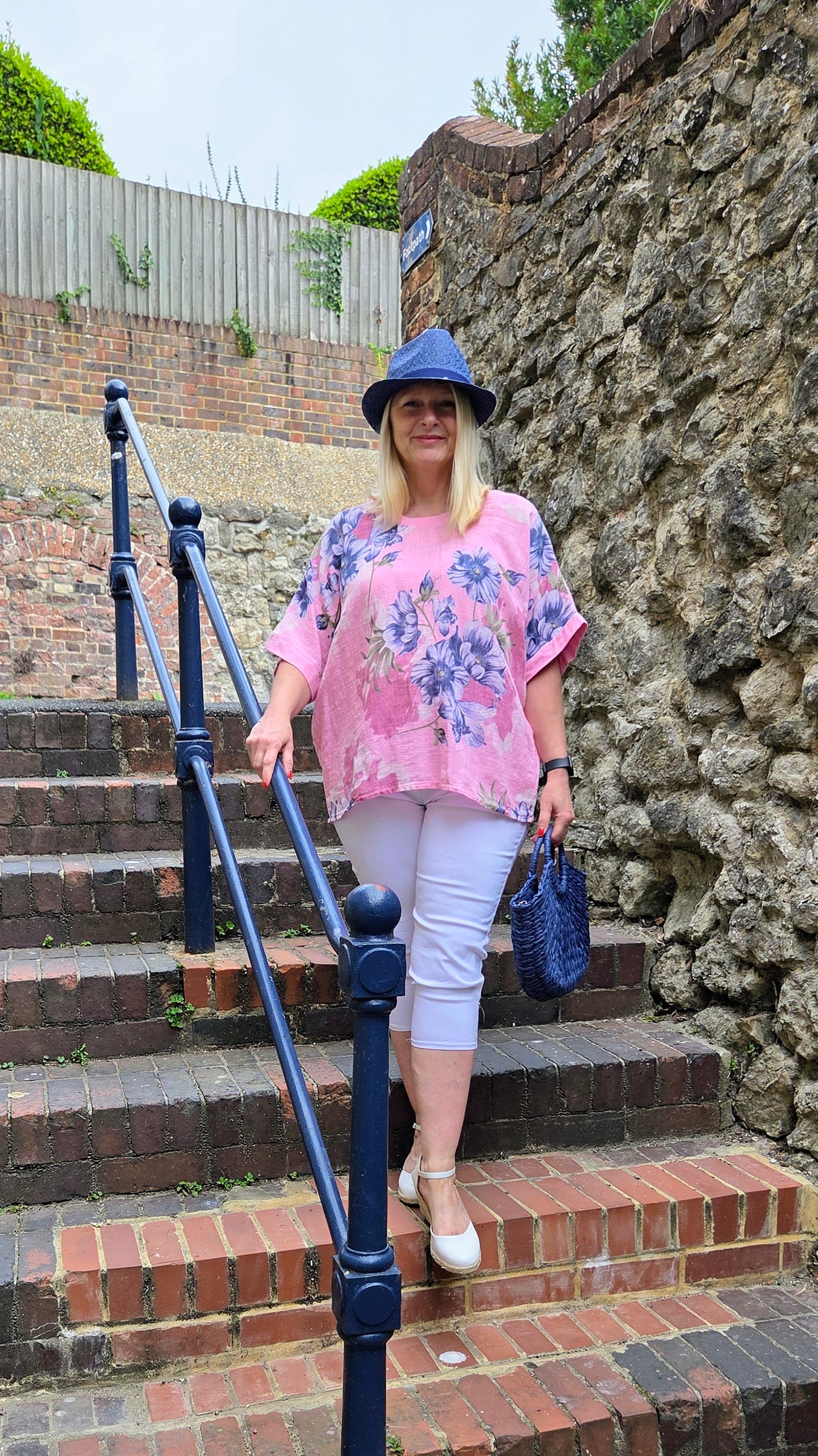 Floral Cotton Tshirt Top