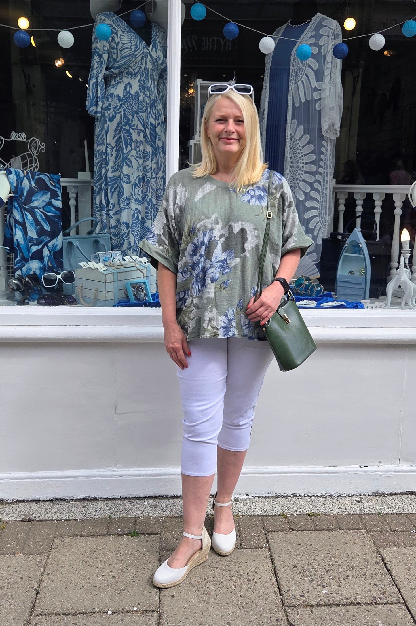 Floral Cotton Tshirt Top
