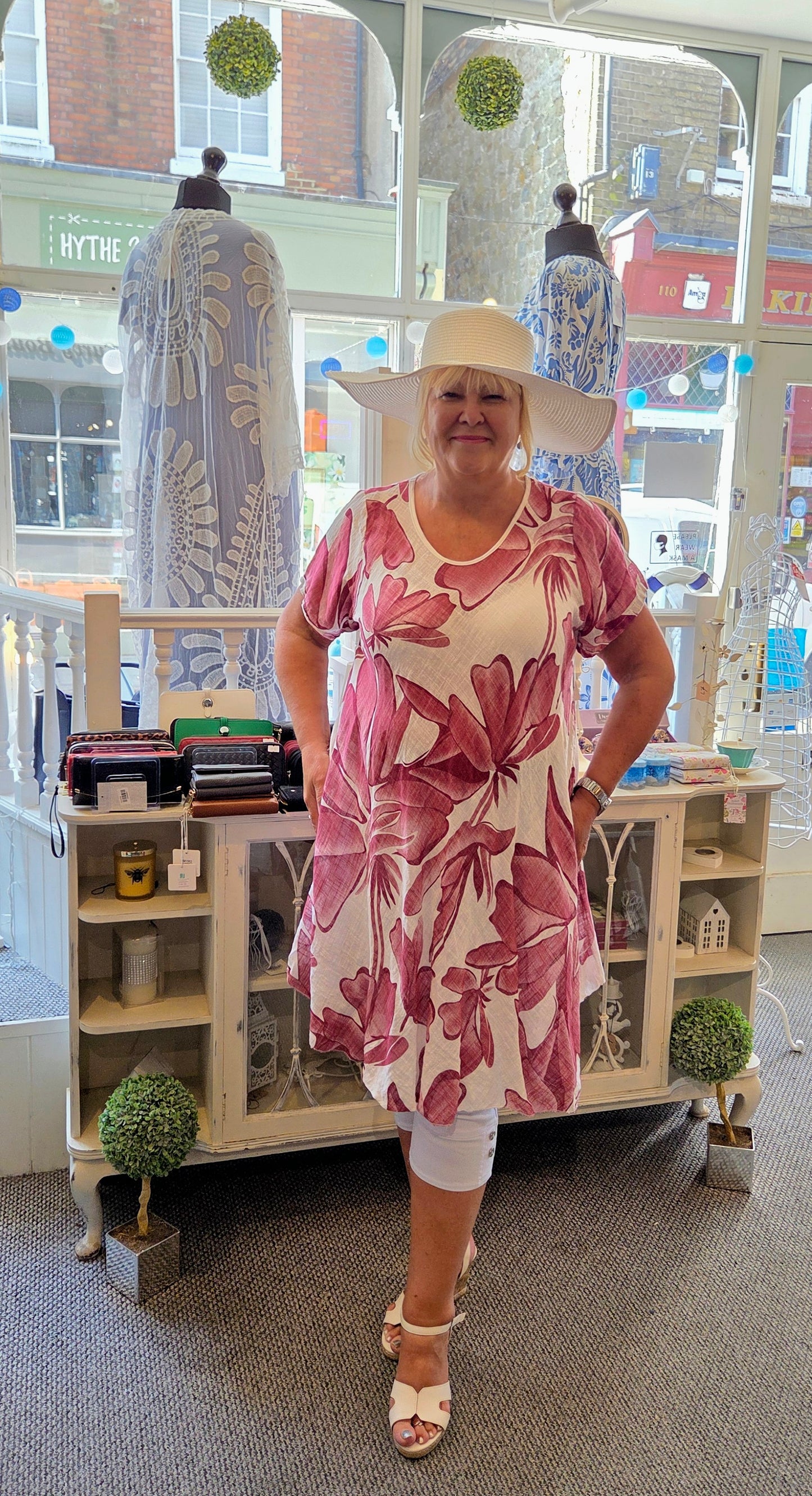 Tropical Print Dress