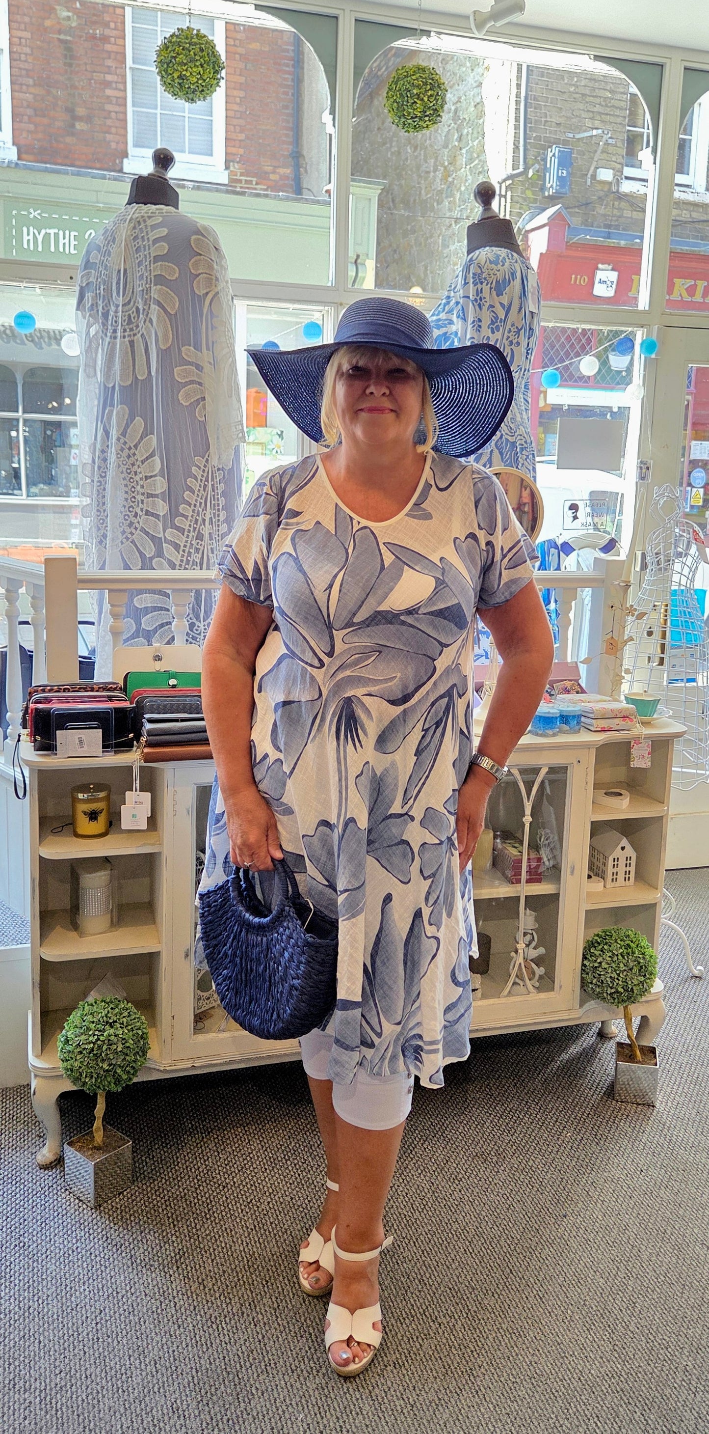 Tropical Print Dress