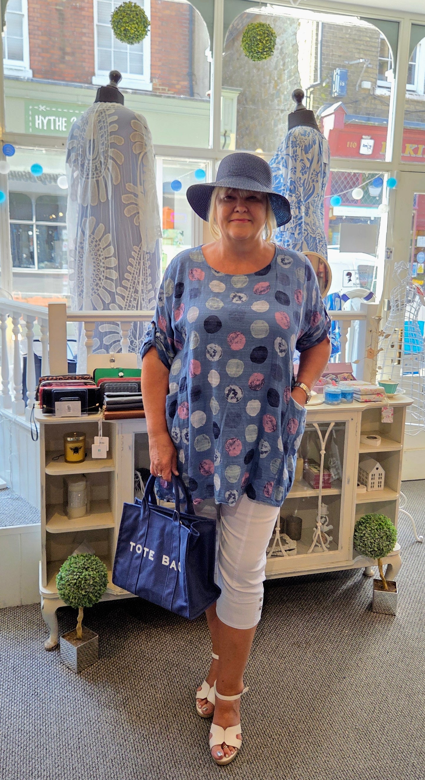 Spot Print Tunic