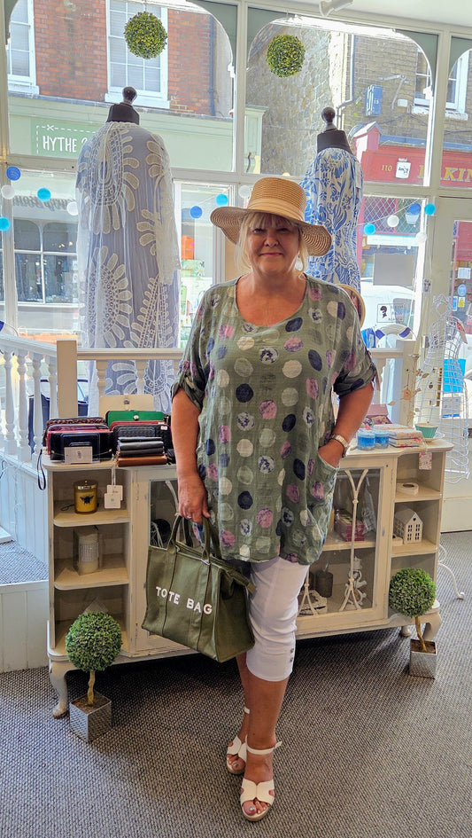 Spot Print Tunic