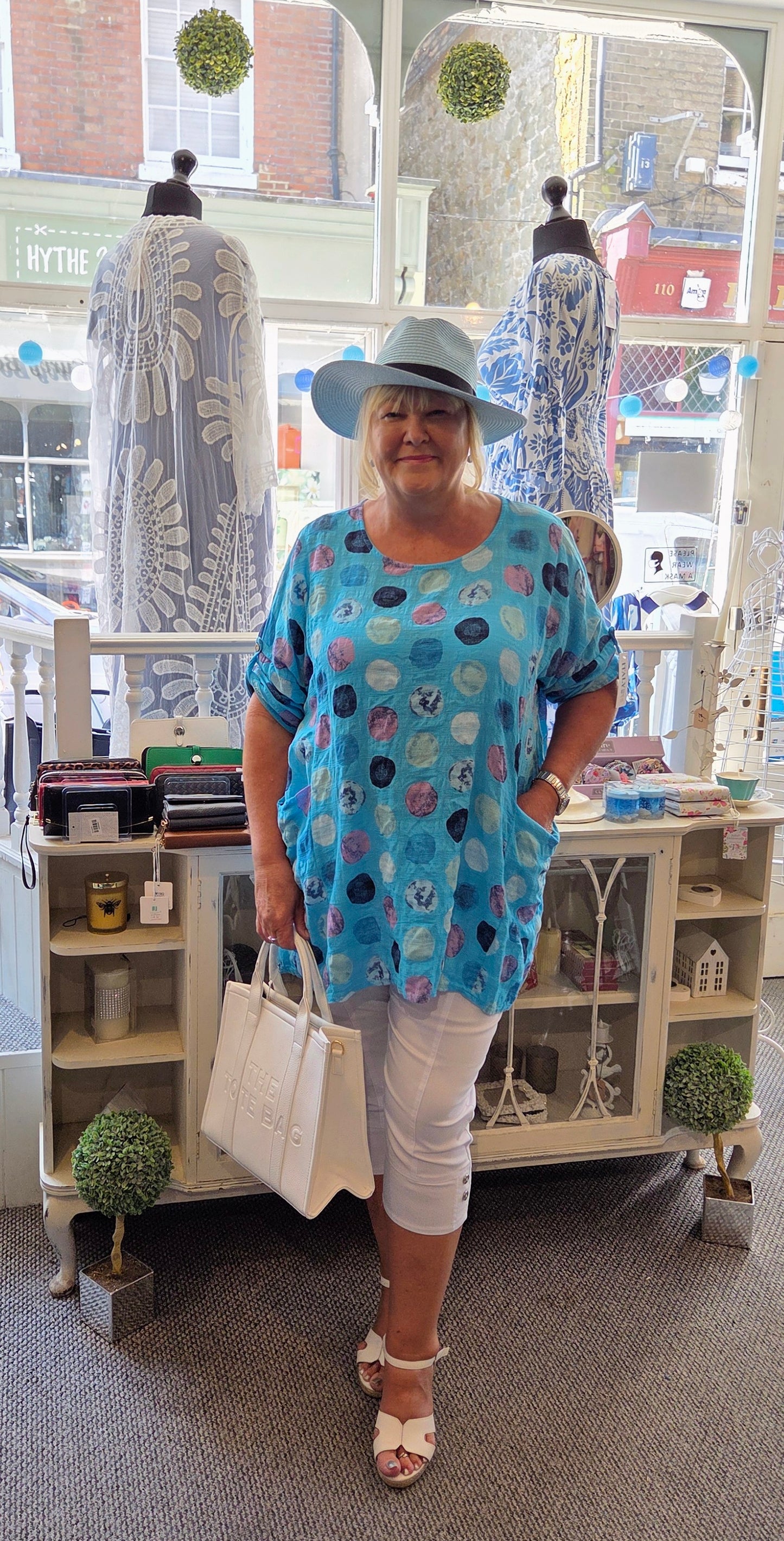 Spot Print Tunic