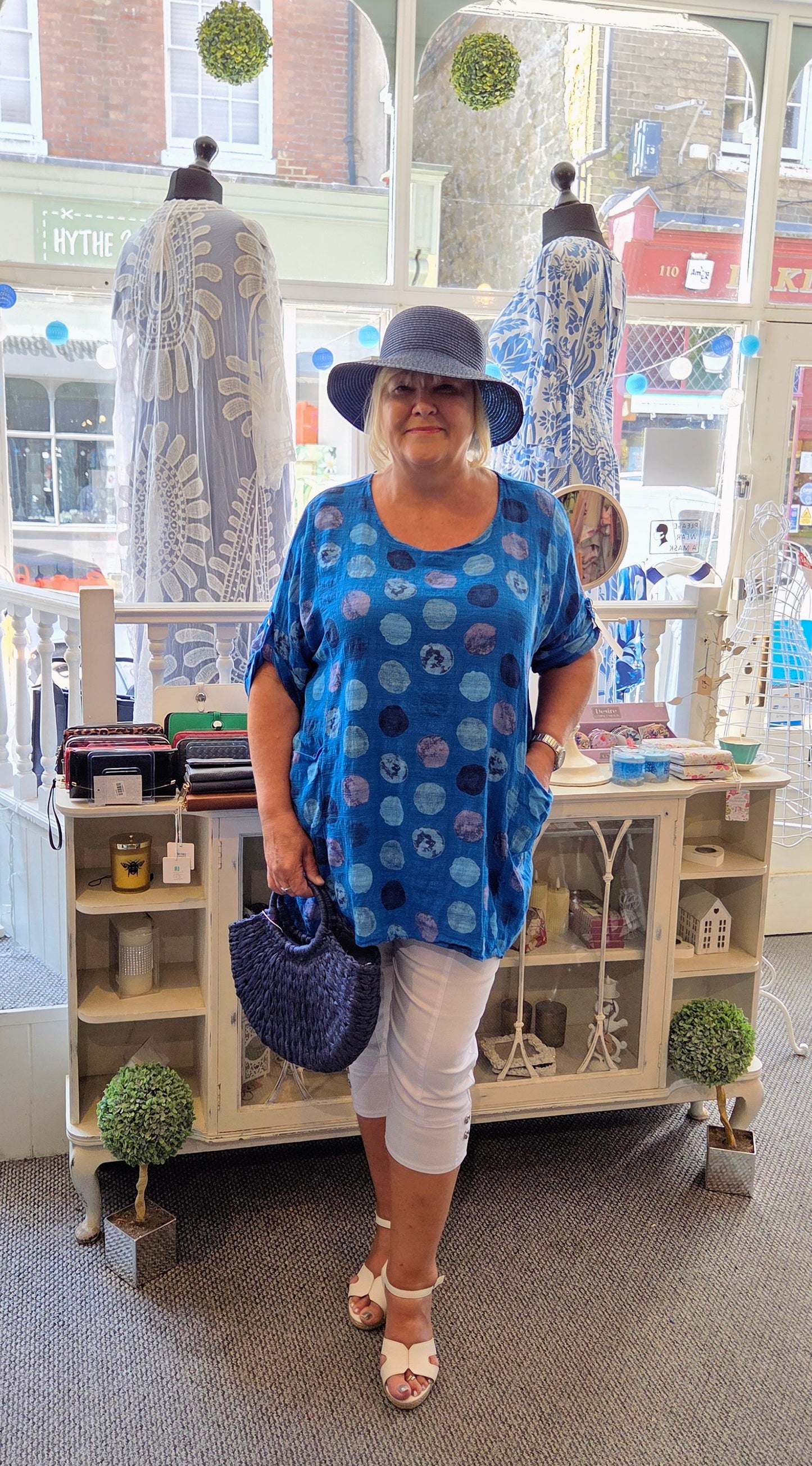 Spot Print Tunic