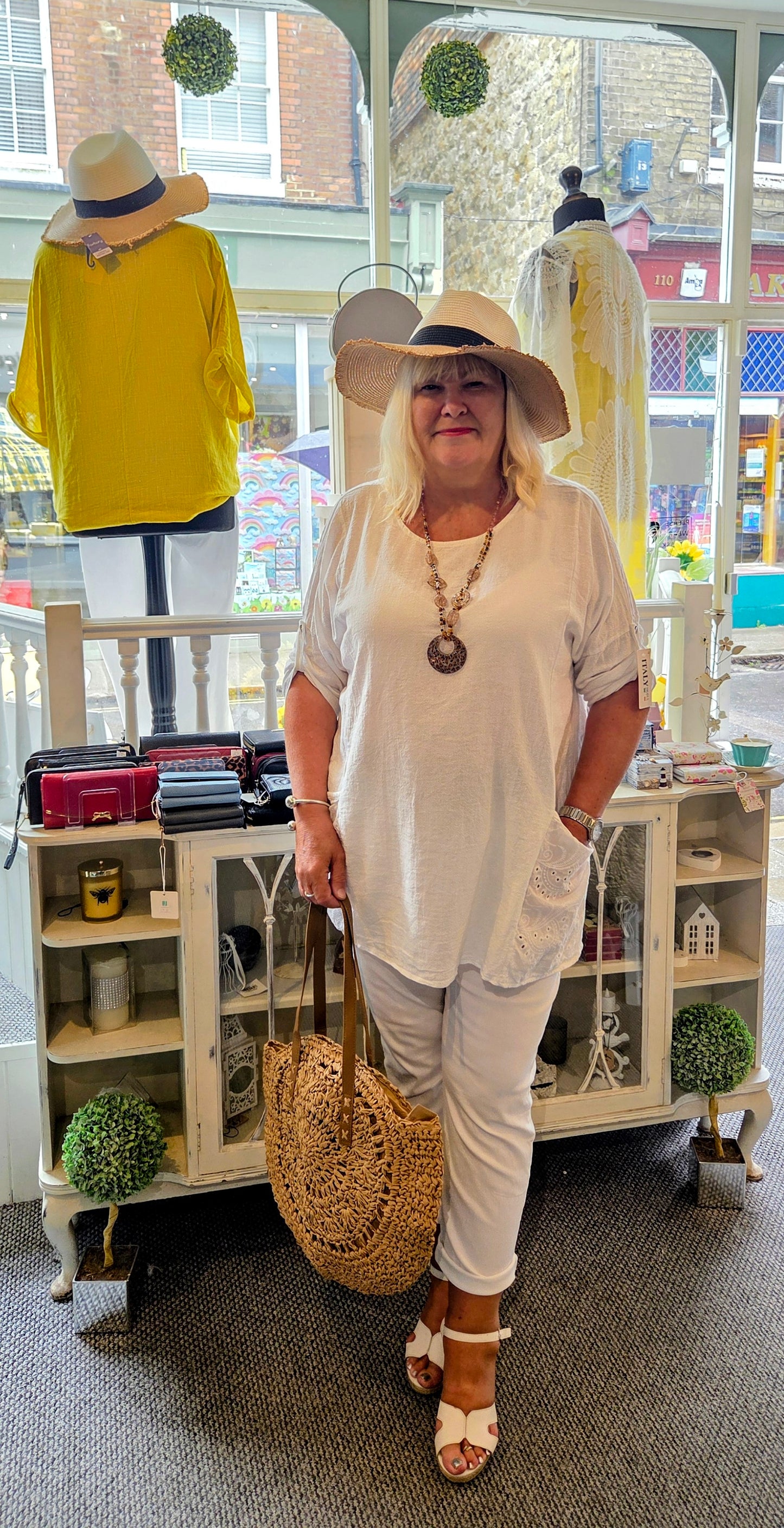 Broderie Anglais Cotton Tunic