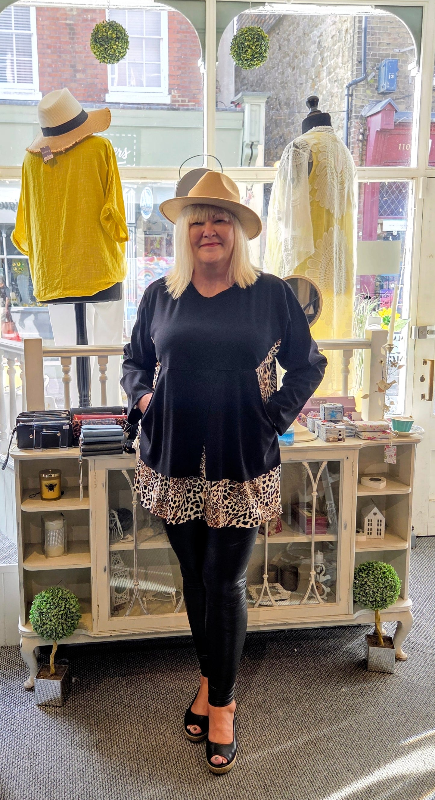 Animal Print Pocket Tunic