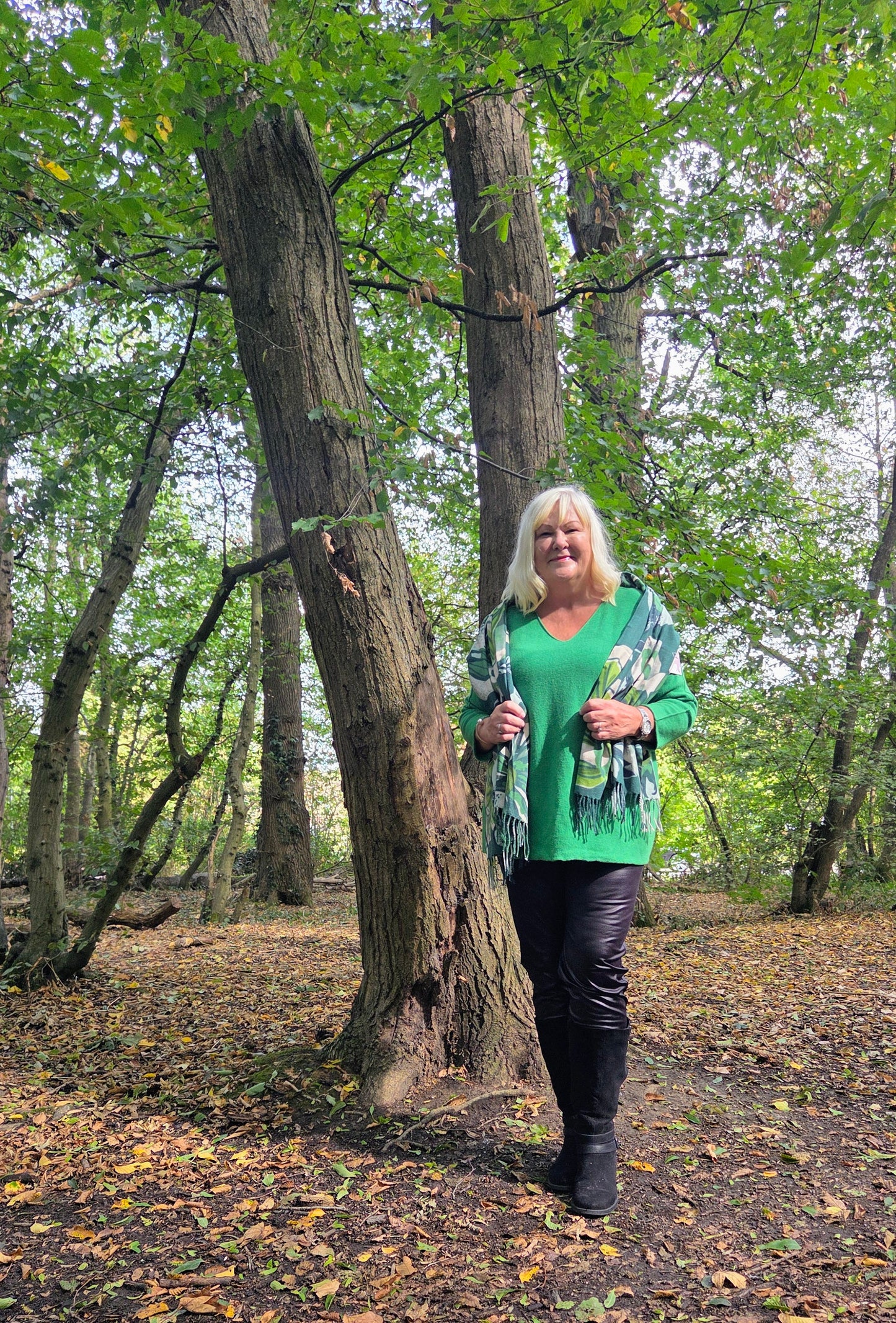 Soft Knit V Neck Jumper