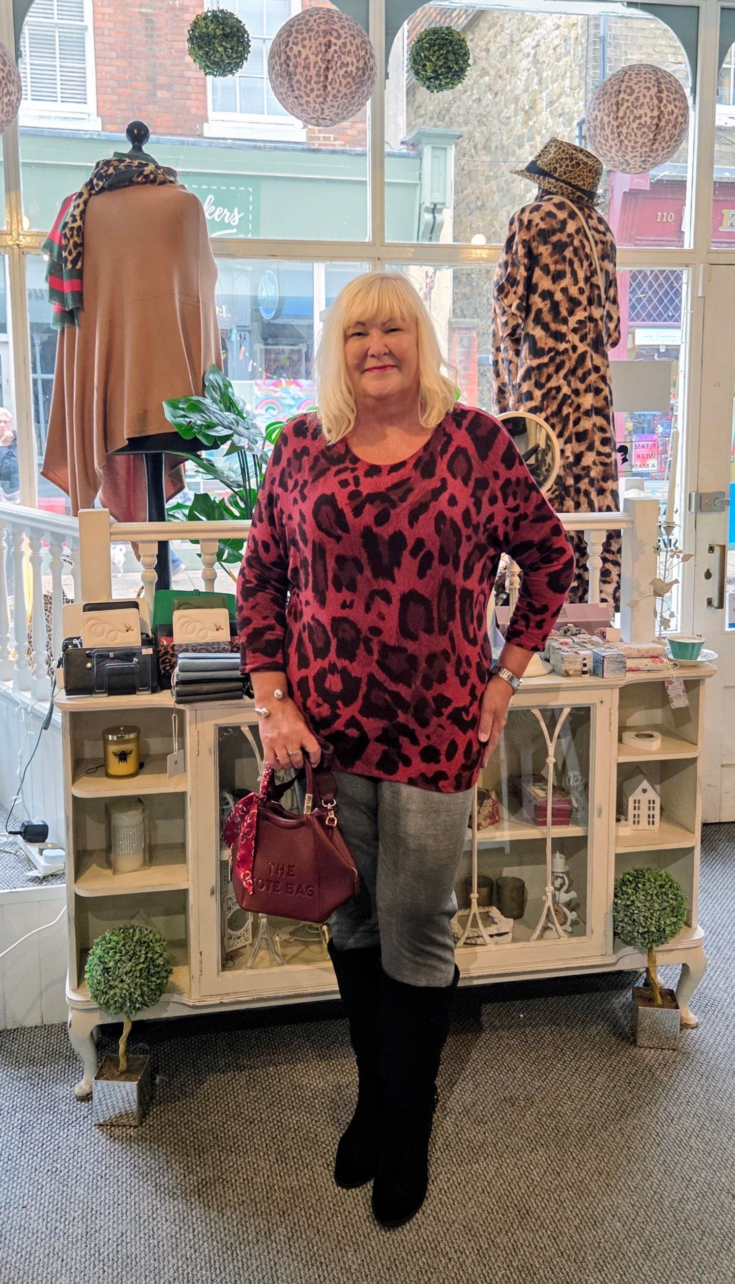 Soft Touch Animal Print Jumper