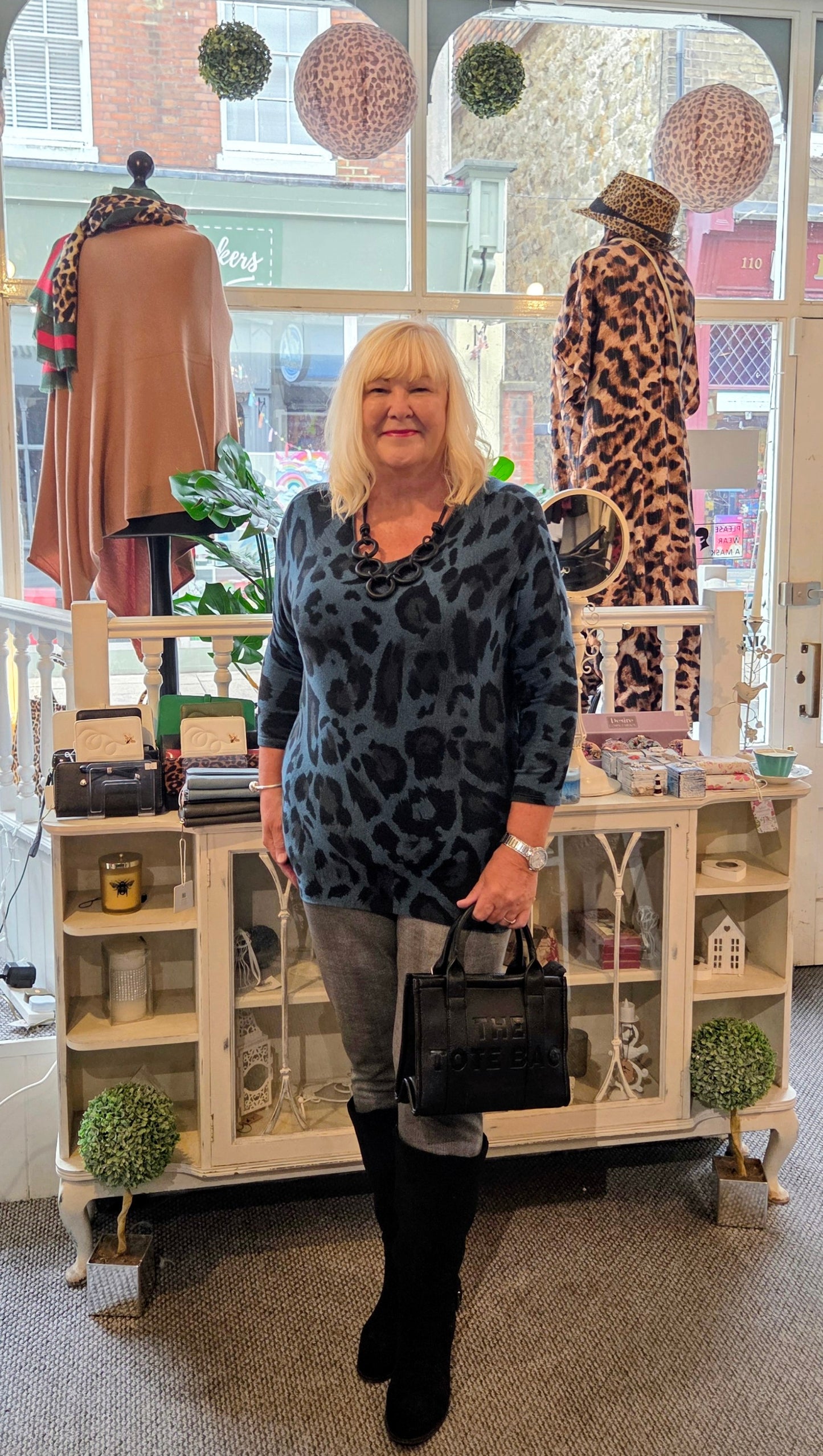 Soft Touch Animal Print Jumper