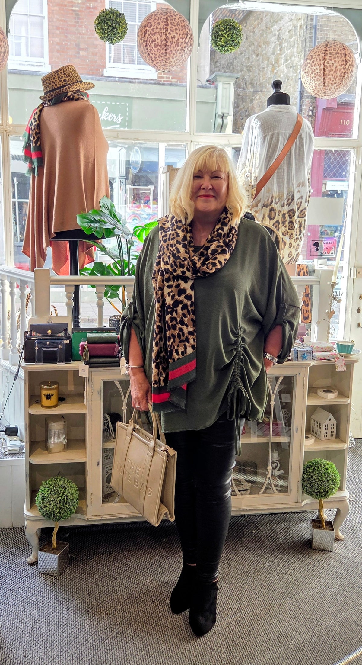 Ruched Side Tunic