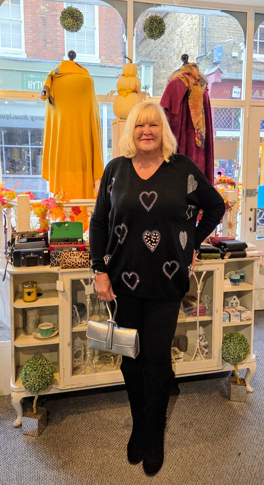 Sparkle Heart Jumper