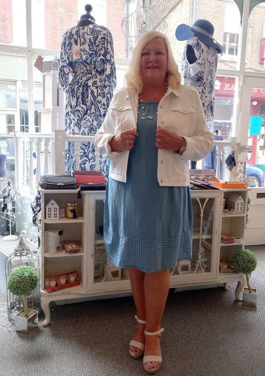SALE - Cotton Bardot Dress