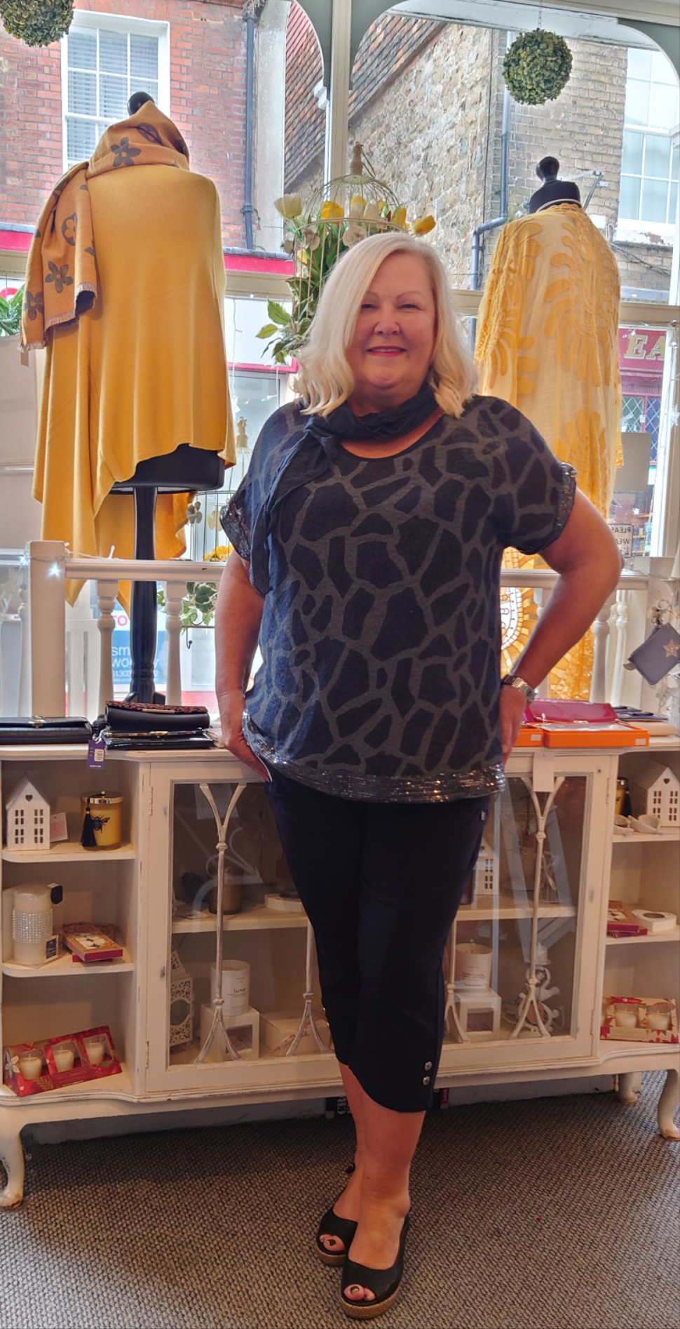 Giraffe Print Tunic