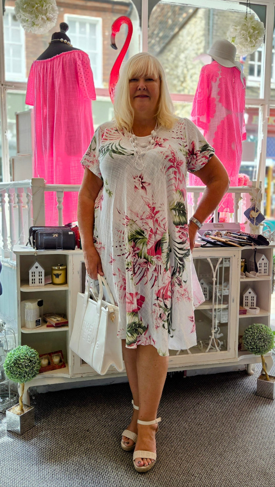 SALE - Tropical Floral Dress