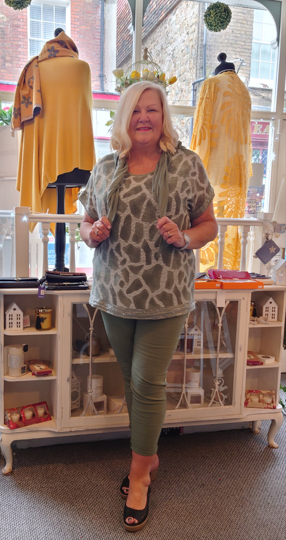 Giraffe Print Tunic